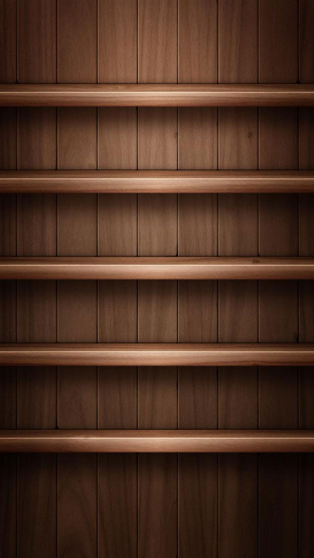 Shelf Iphone Background - HD Wallpaper 