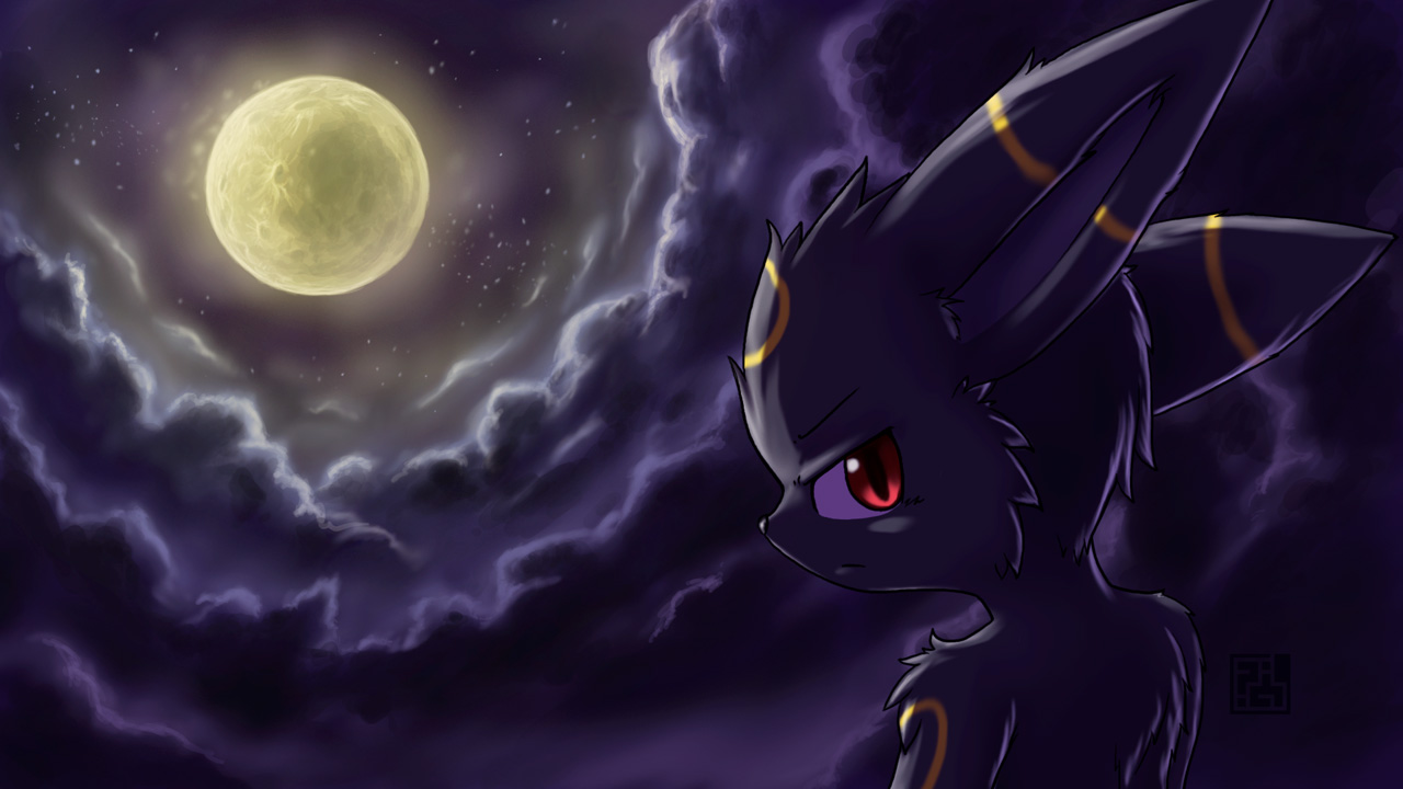 Umbreon Anime - HD Wallpaper 