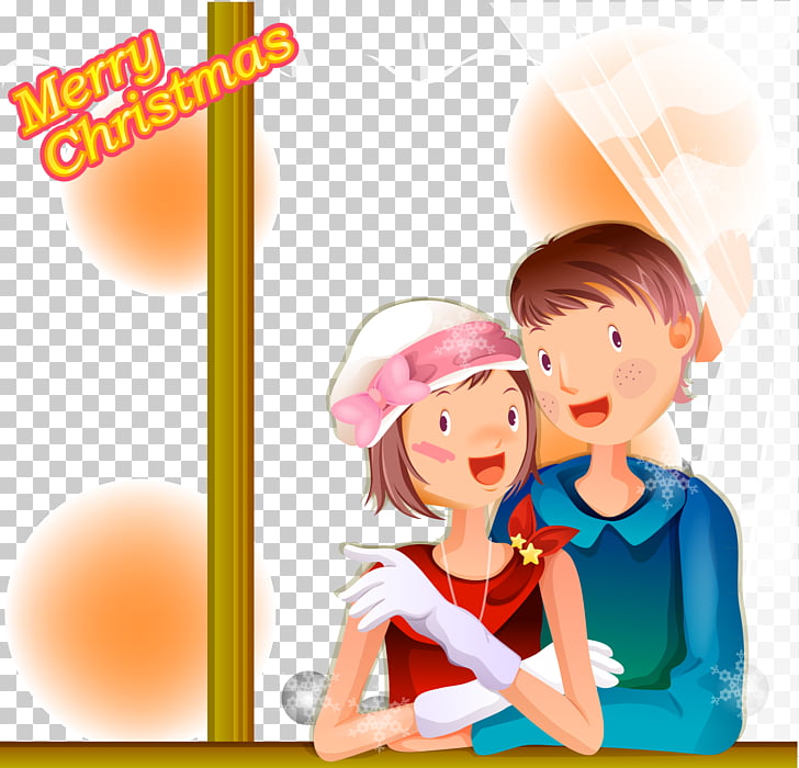 Cartoon Couple - HD Wallpaper 