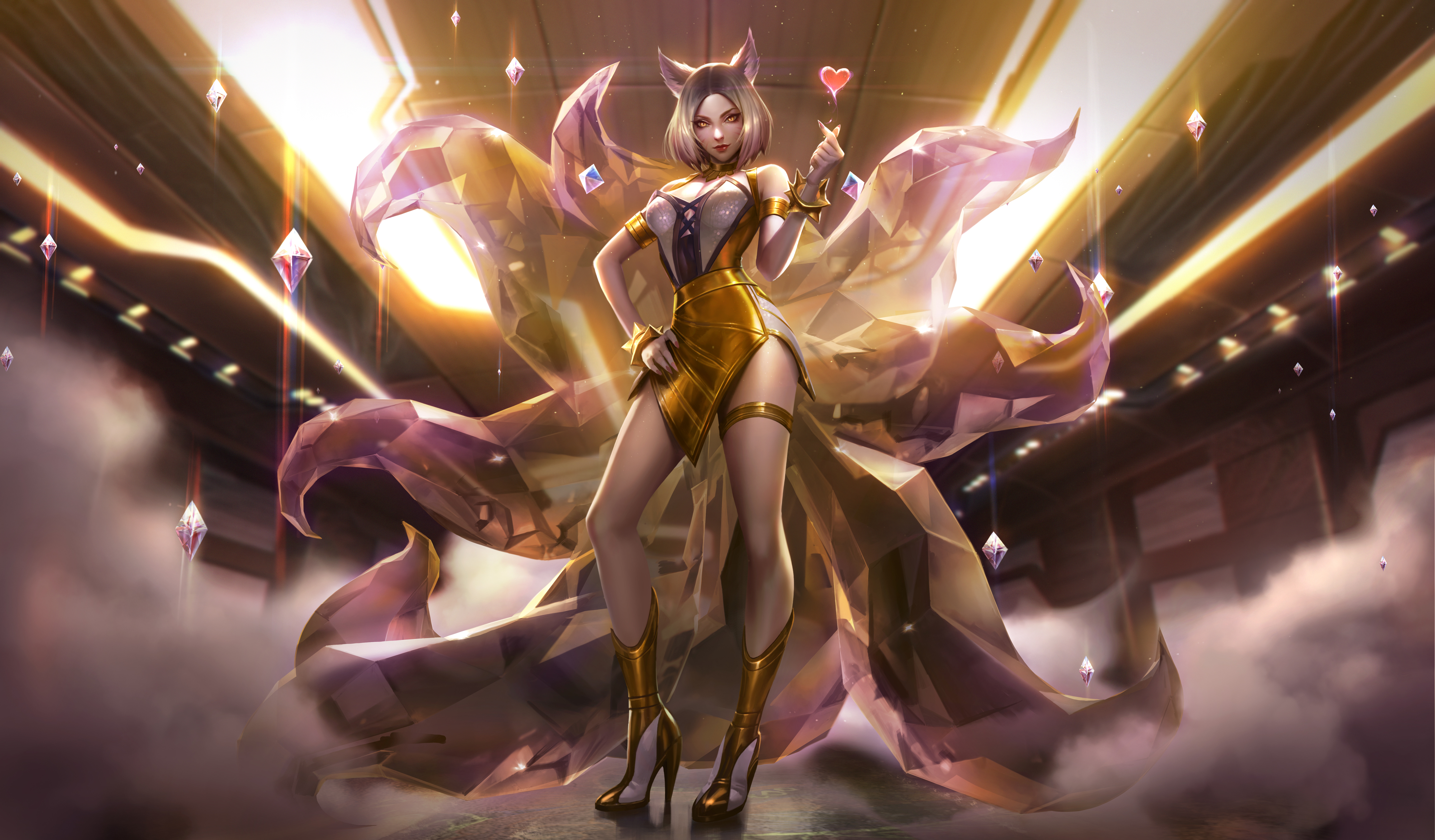 K Da Ahri Prestige Edition - HD Wallpaper 