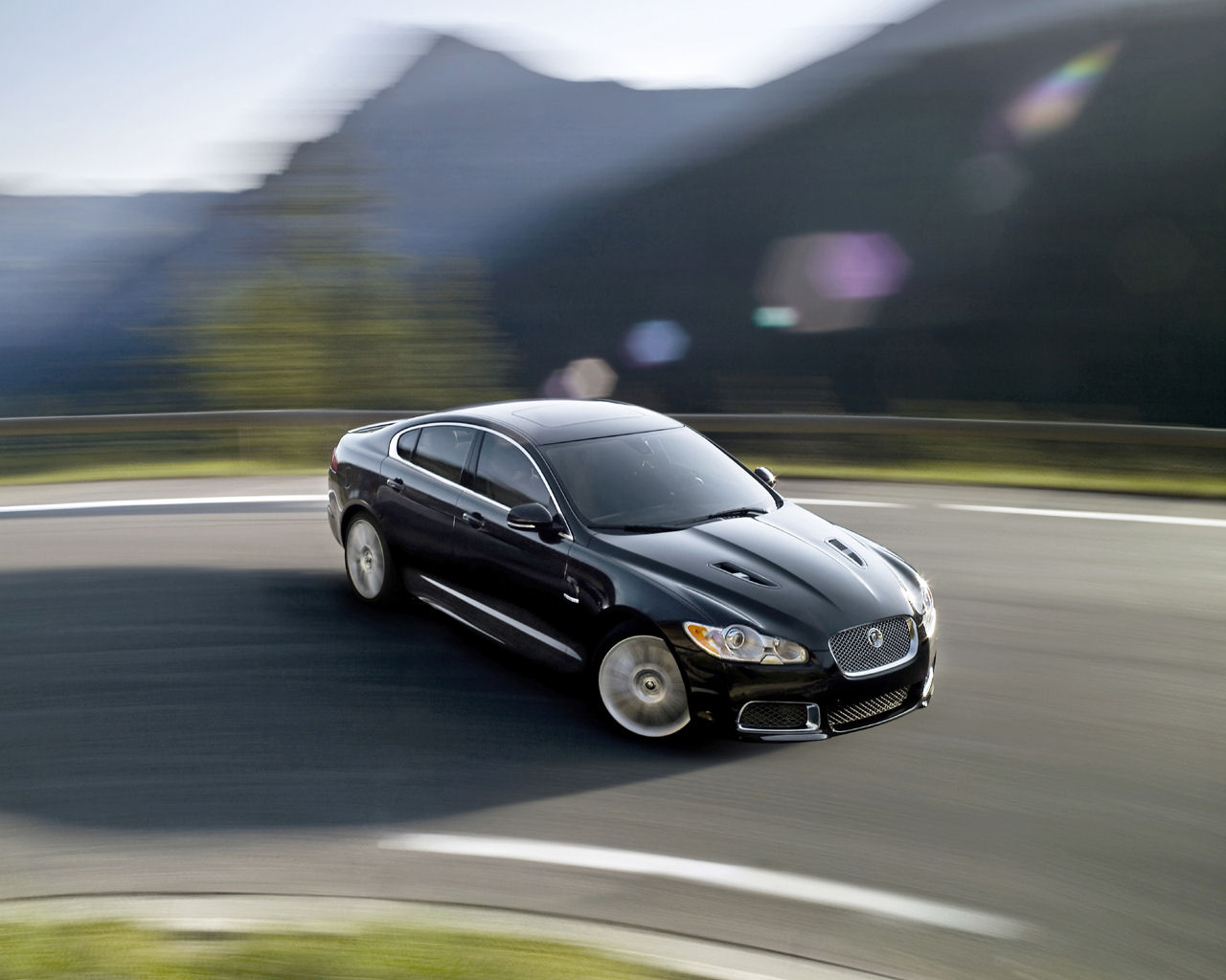 Jaguar Xf Desktop Wallpaper - Jaguar Xfr Xkr 2010 - HD Wallpaper 