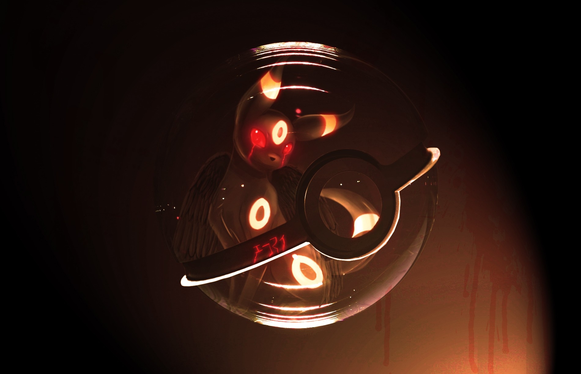 Umbreon Hd Wallpaper Pokeball - HD Wallpaper 