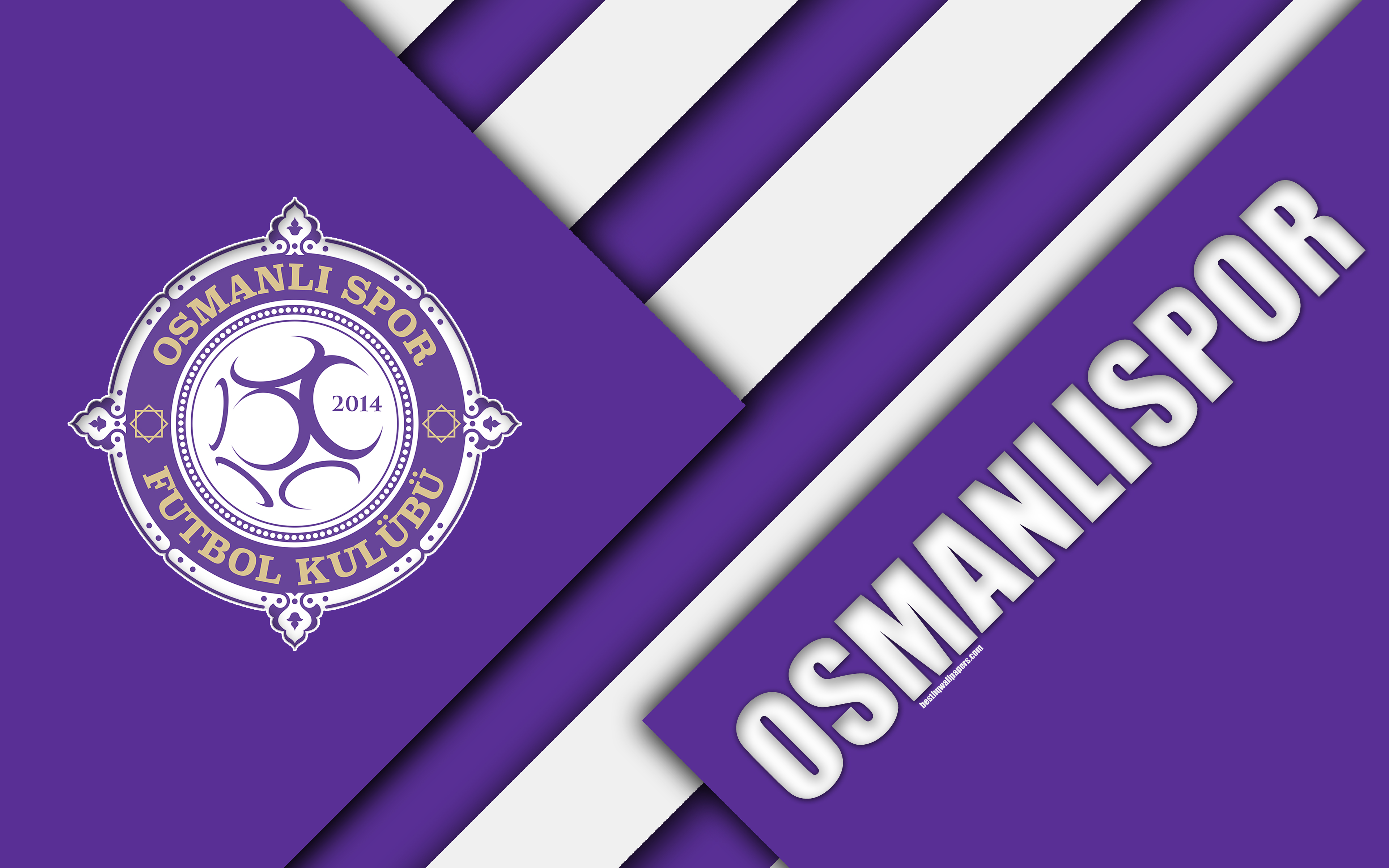Osmanlispor Fc, Emblem, 4k, Material Design, Logo, - Osmanlispor Logo - HD Wallpaper 