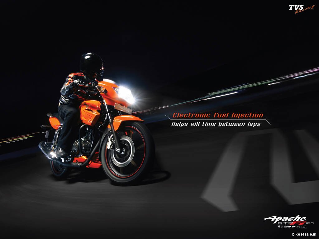 Tvs Apache Rtr 160 Fi - HD Wallpaper 