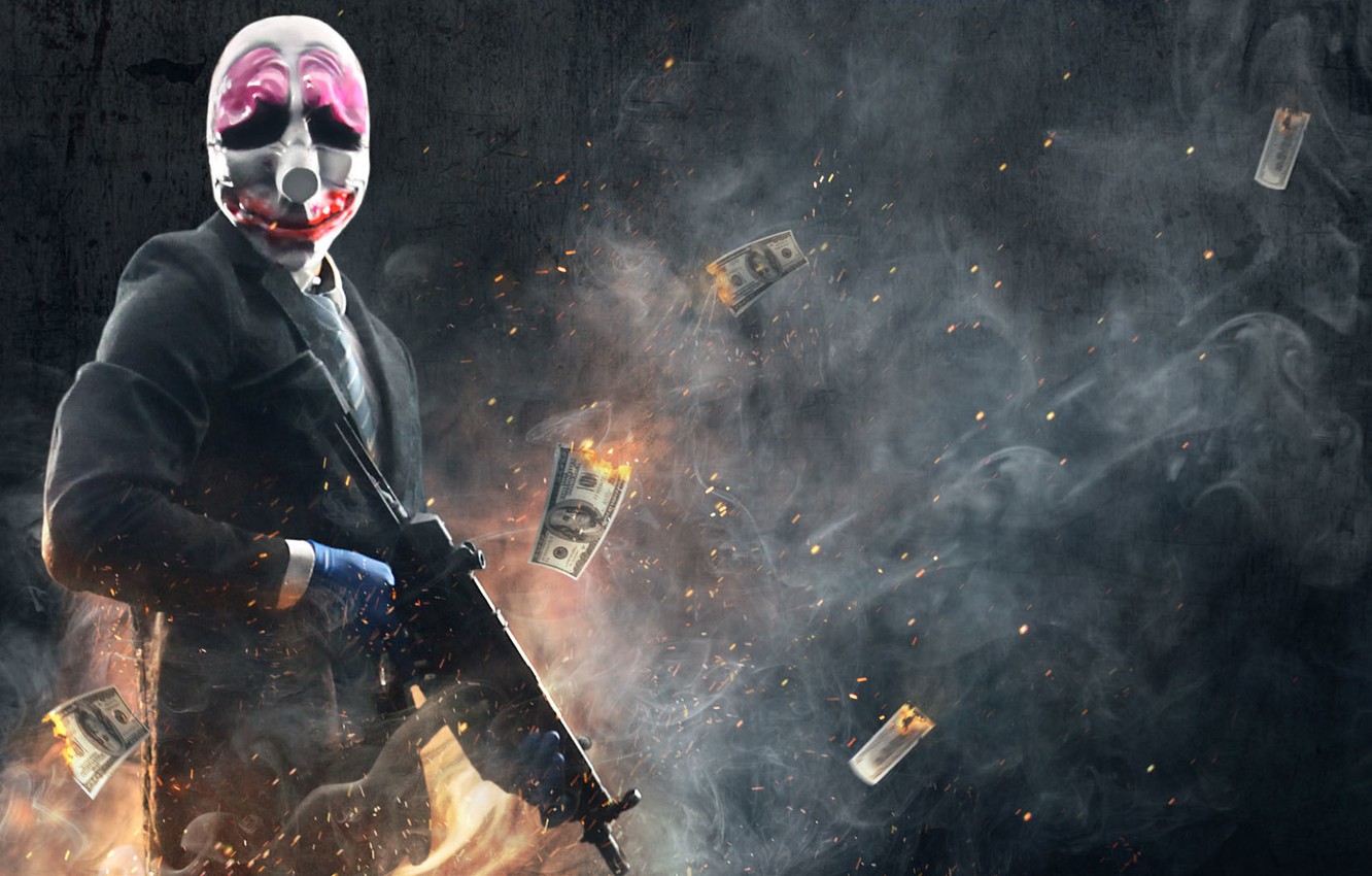 Photo Wallpaper Heist, Payday 2, Hoxton, Payday - HD Wallpaper 