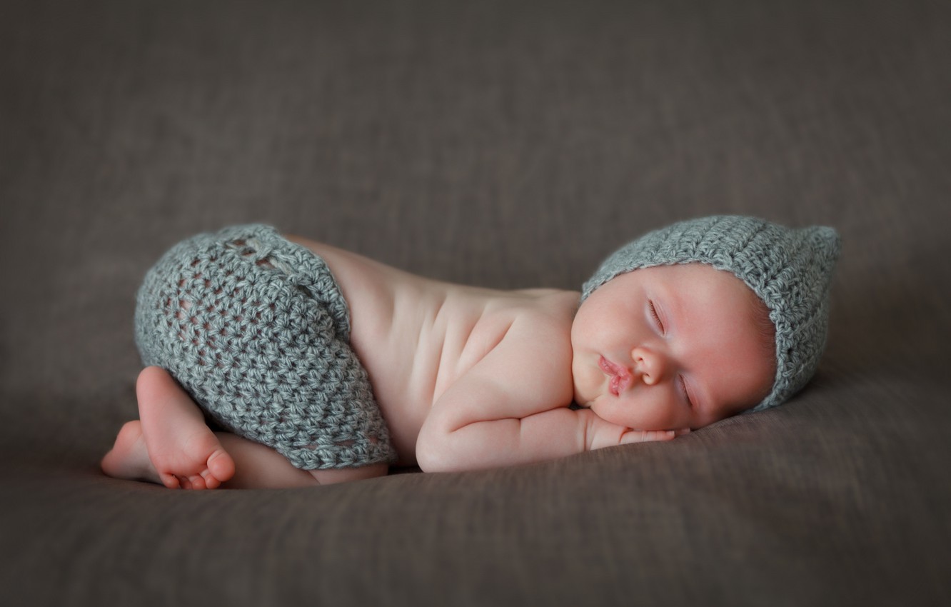 Photo Wallpaper Child, Sleep, Boy, Sleeping, Cap, Sweet, - Sleeping Baby Wallpaper Hd - HD Wallpaper 