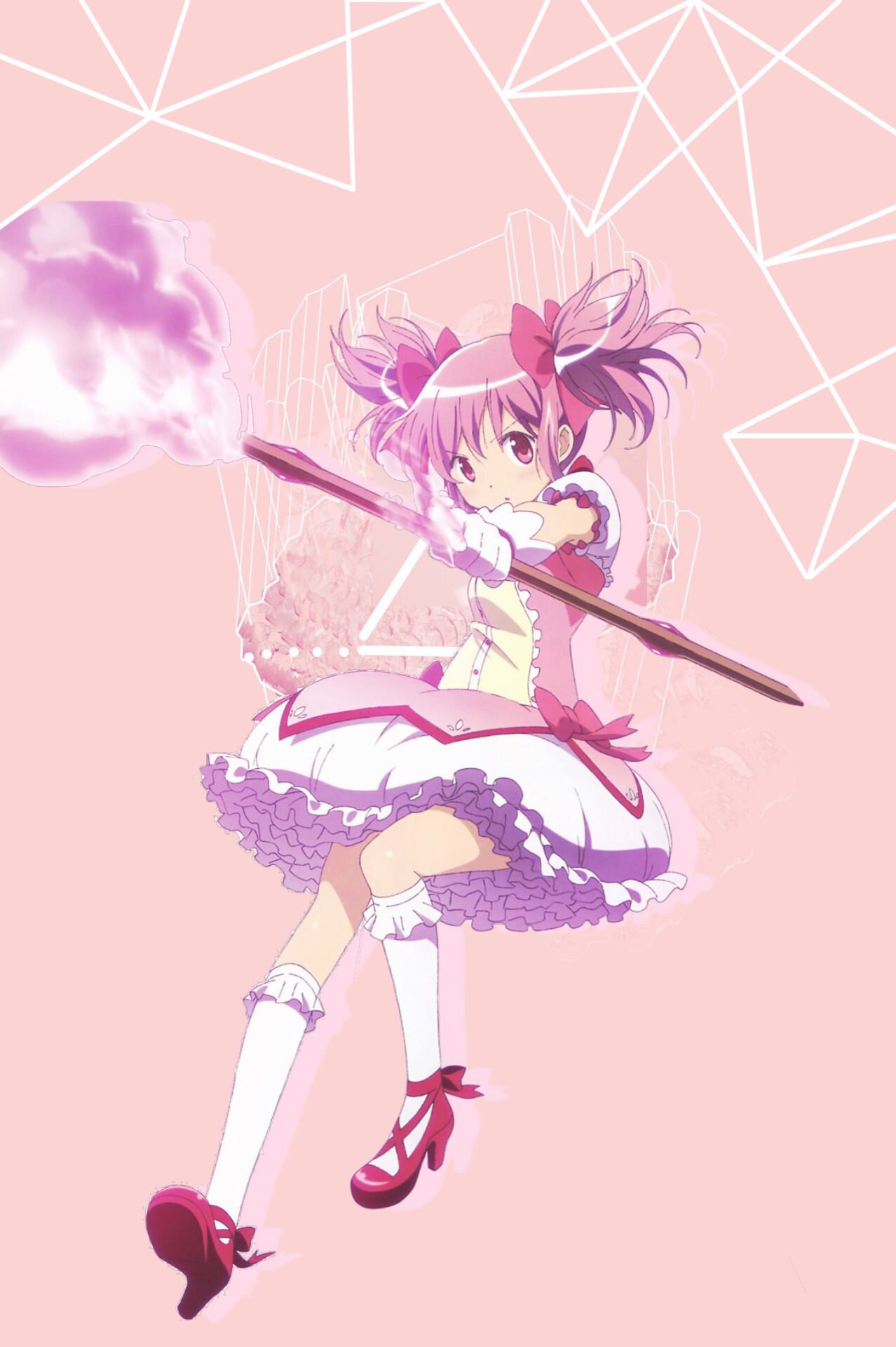 Madoka Magica Phone - HD Wallpaper 