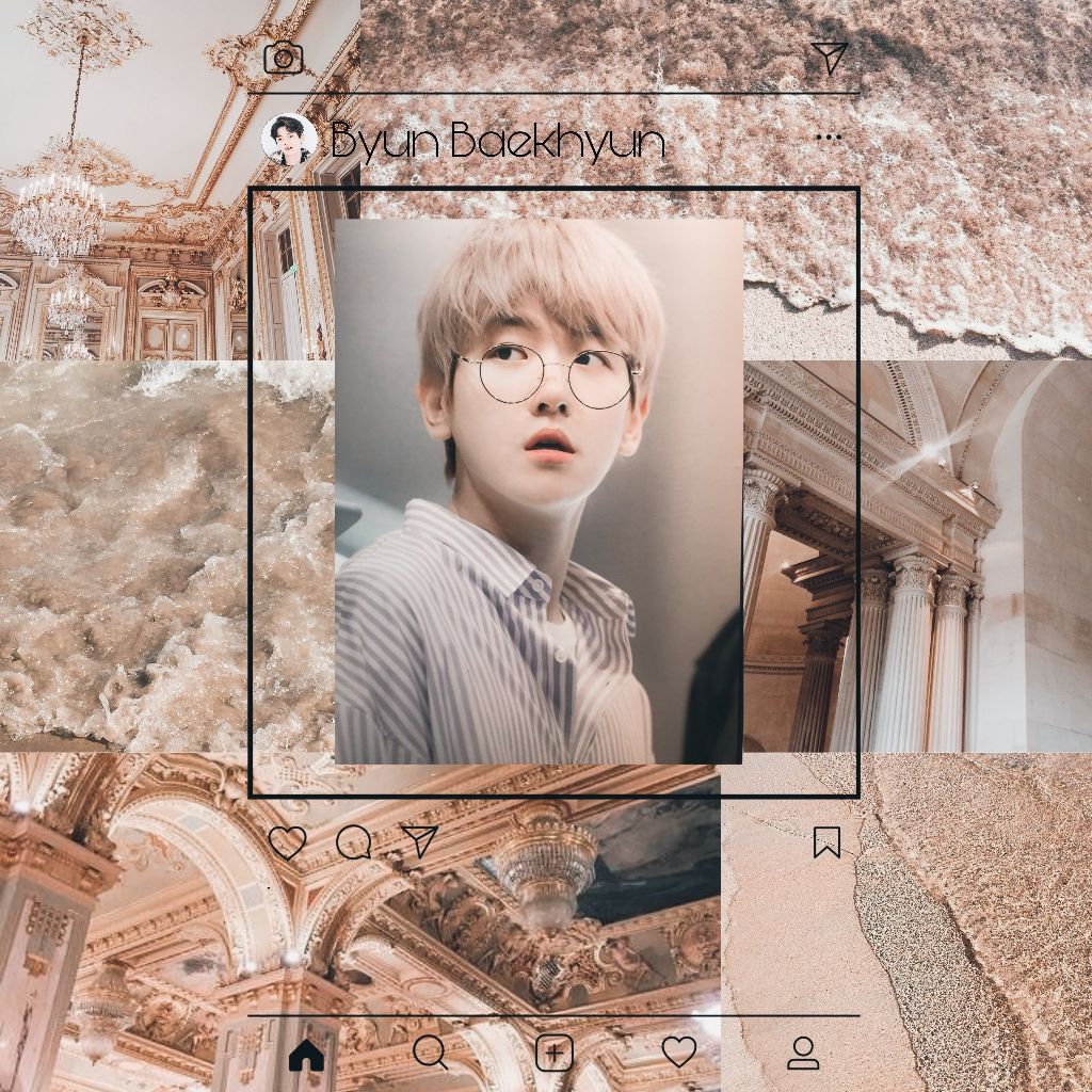 #kpop #kpopedit #exo #baekhyun #wallpaper #aesthetic - Aesthetic Kpop Wallpaper Exo - HD Wallpaper 