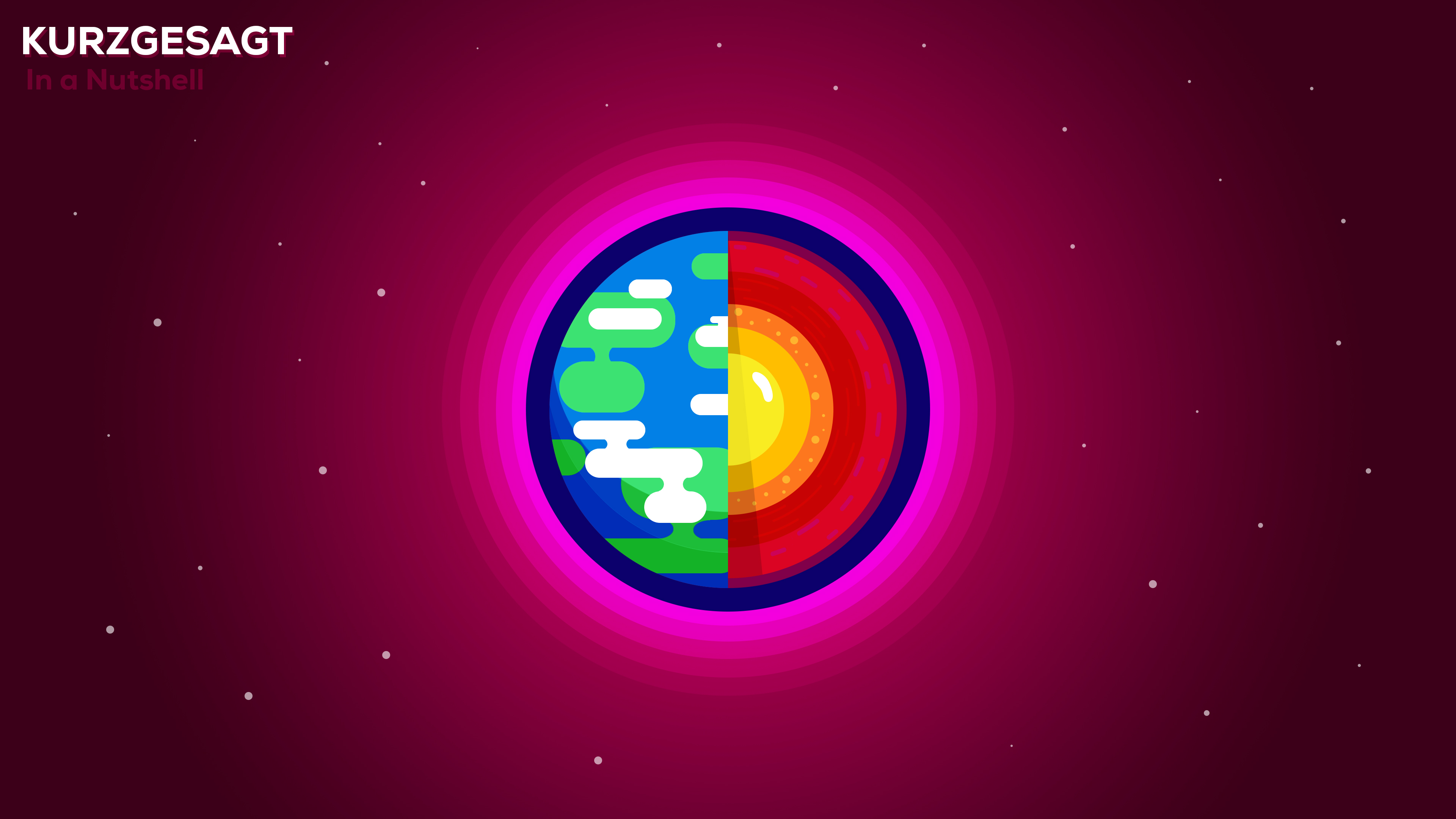 Kurzgesagt Style Wallpaper 4k - HD Wallpaper 