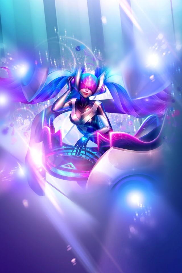 Dj Sona, League Of Legends, Electro Music - Skin League Of Legende -  640x960 Wallpaper 
