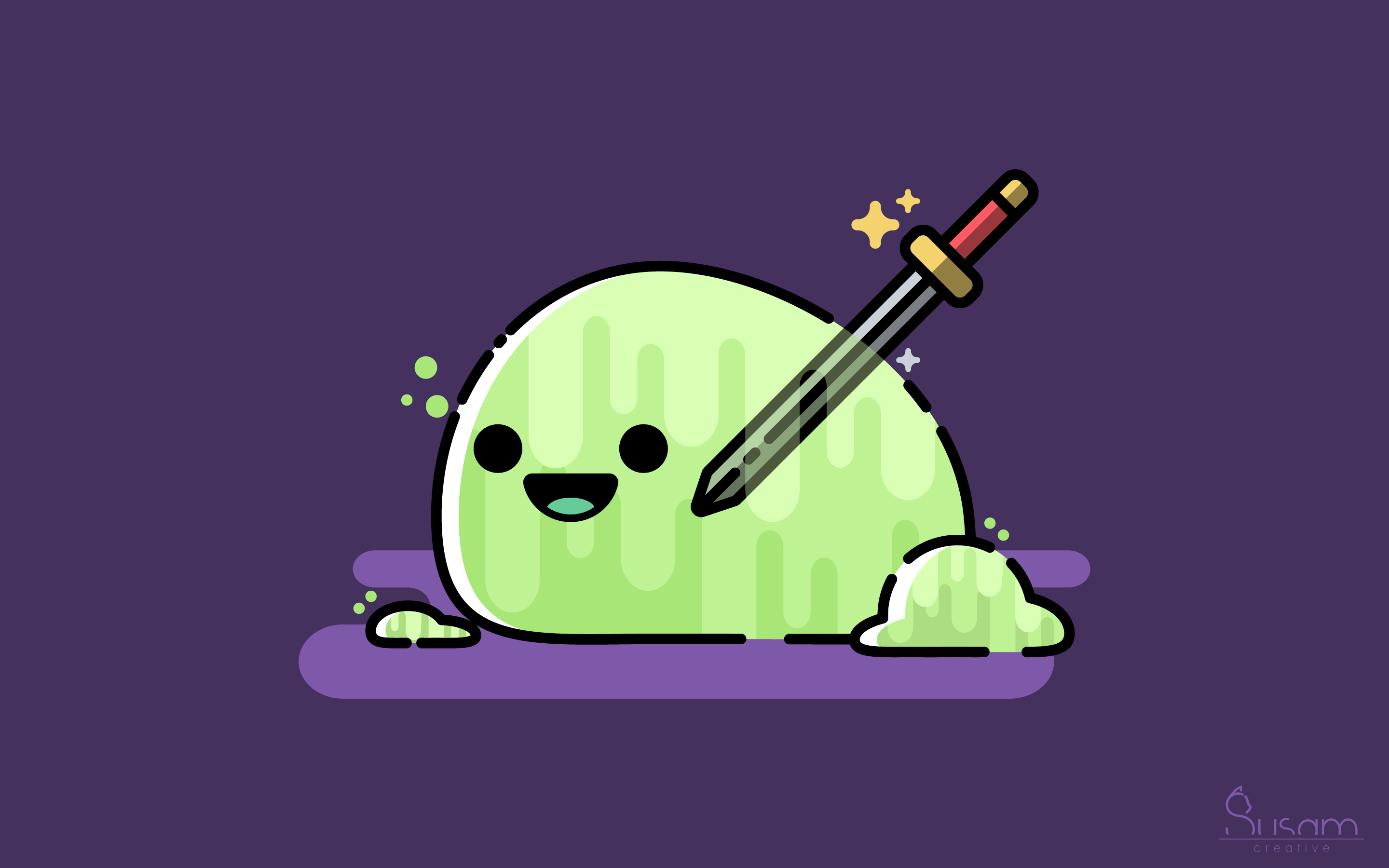 Slime - HD Wallpaper 