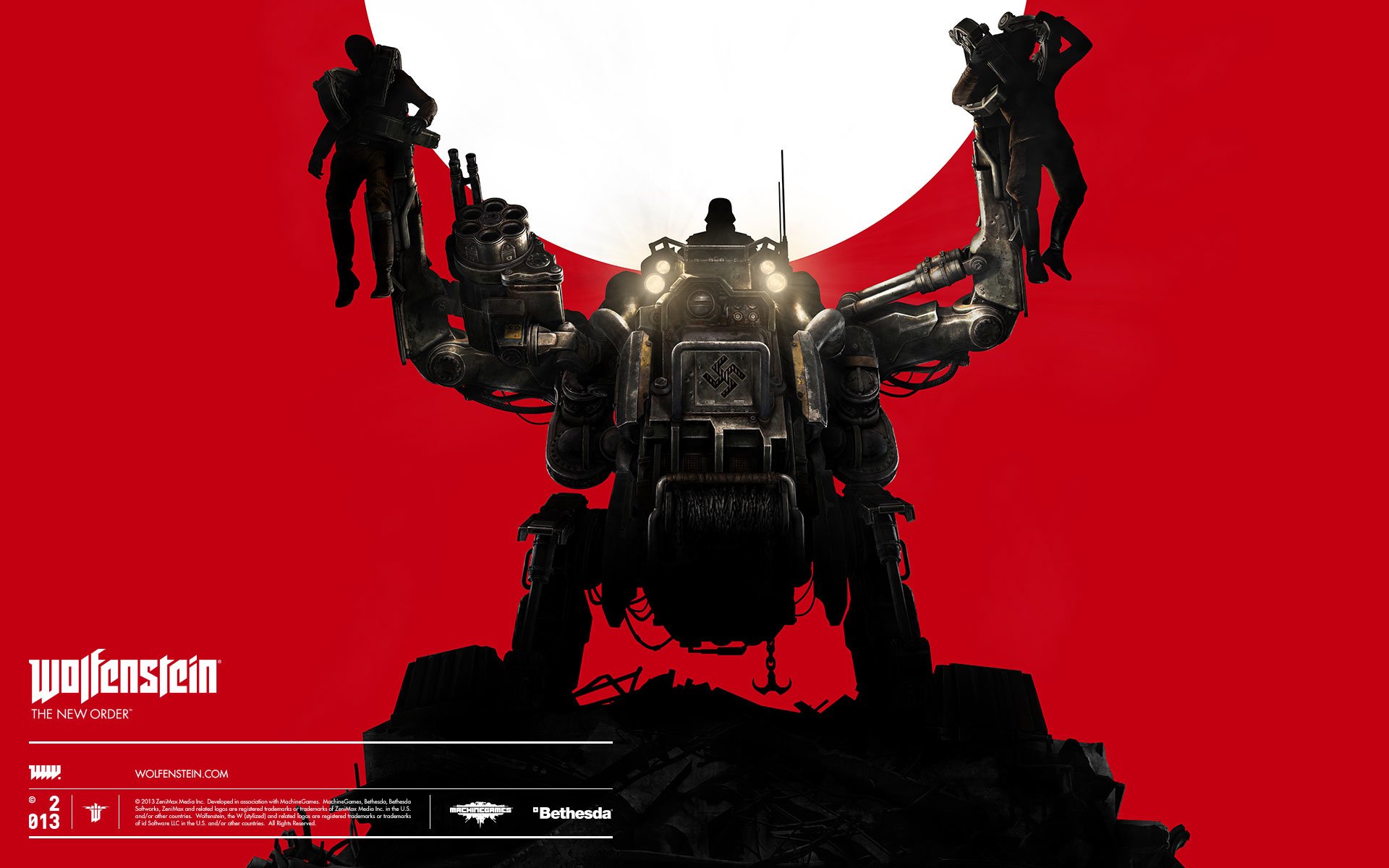 Wolfenstein New Order Artwork - HD Wallpaper 