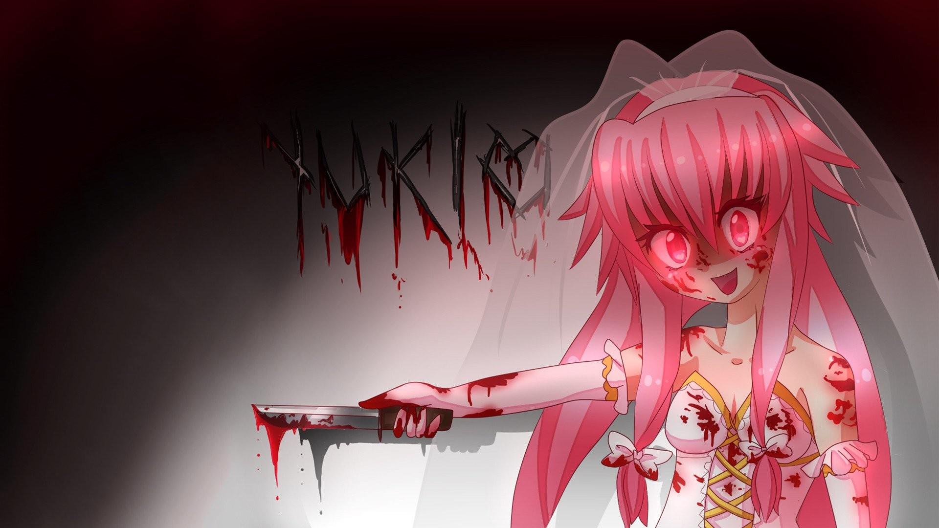 Yuno Gasai Mirai Nikki Wallpaper By Crisscross On - Yuno Gasai - HD Wallpaper 