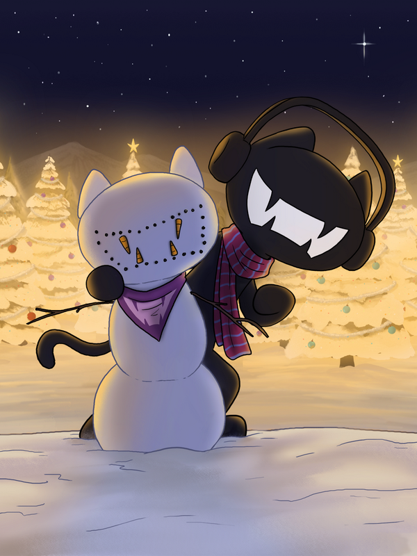 Monstercat Christmas - HD Wallpaper 