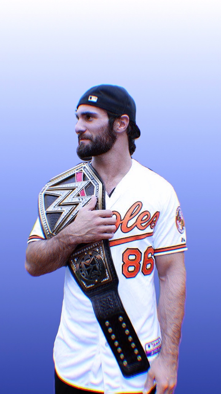 Rollins, Seth, And Wallpaper Image - Wwe Seth Rollins At Baseball Game - HD Wallpaper 