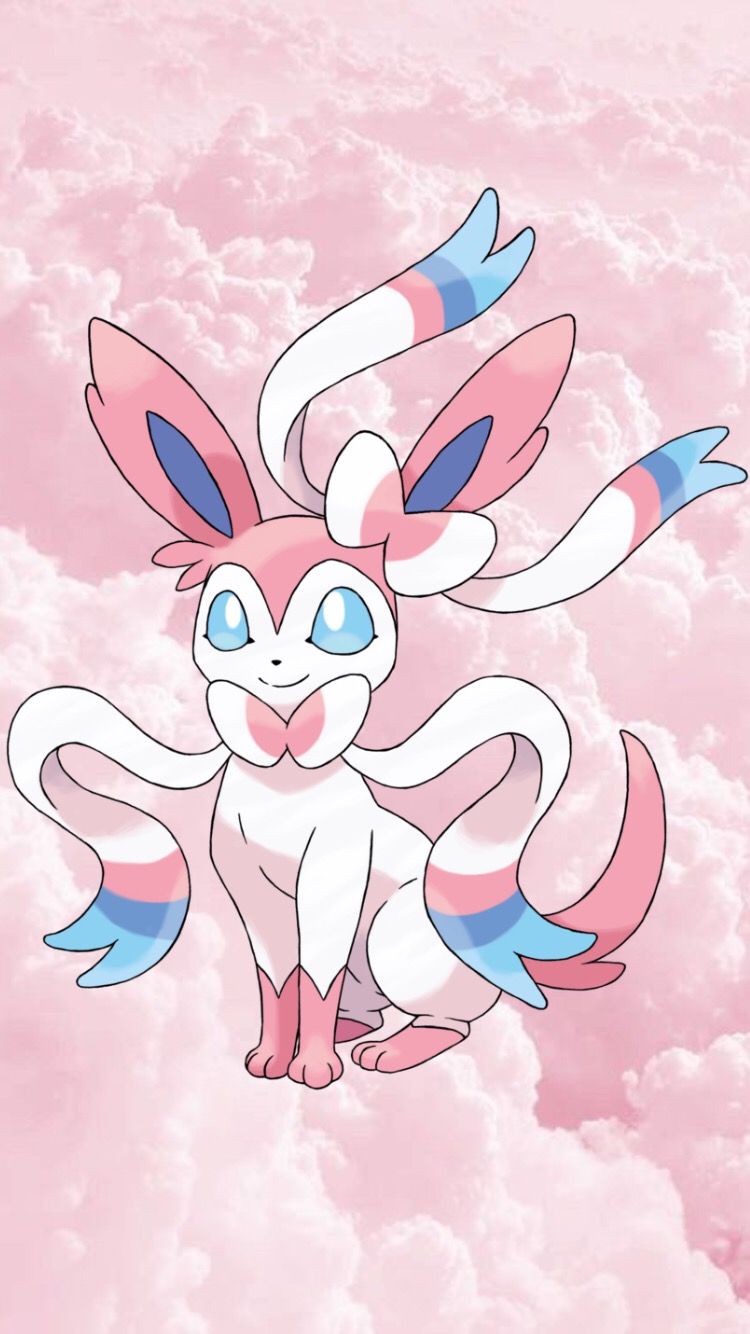 Cute Sylveon Wallpapers Desktop On High Resolution - Pokémon Sylveon - HD Wallpaper 