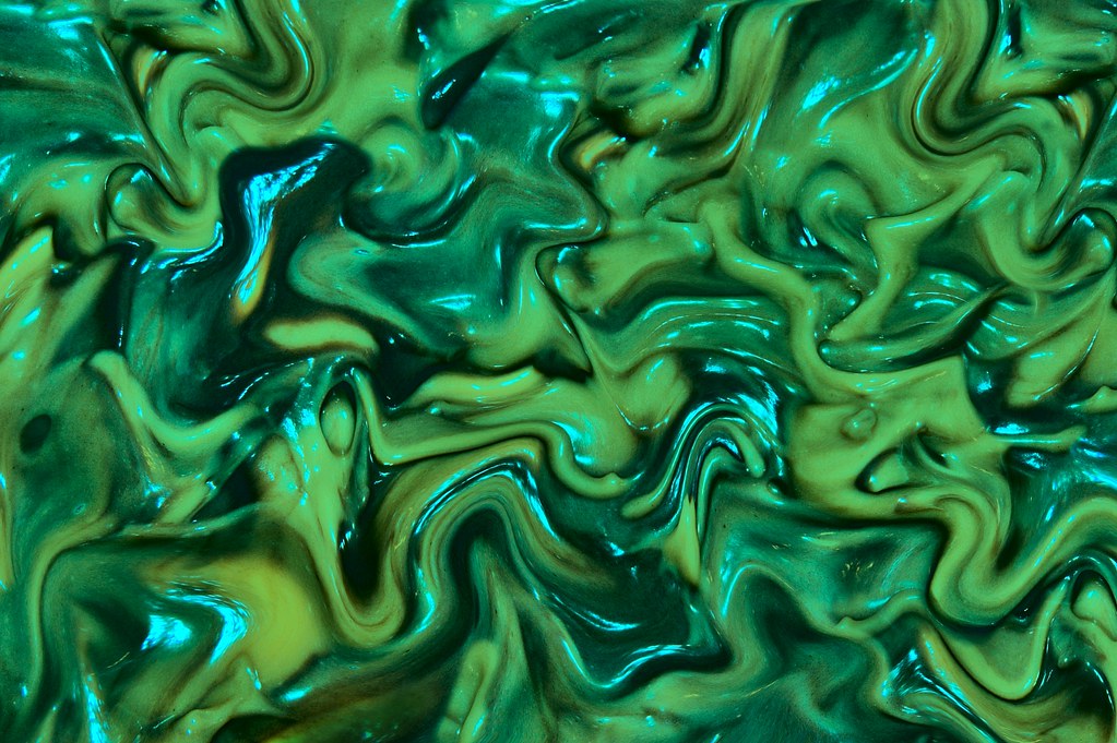 Blue And Green Slime Background - HD Wallpaper 