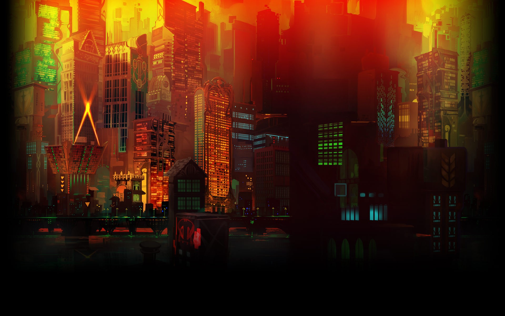 Transistor Background - HD Wallpaper 
