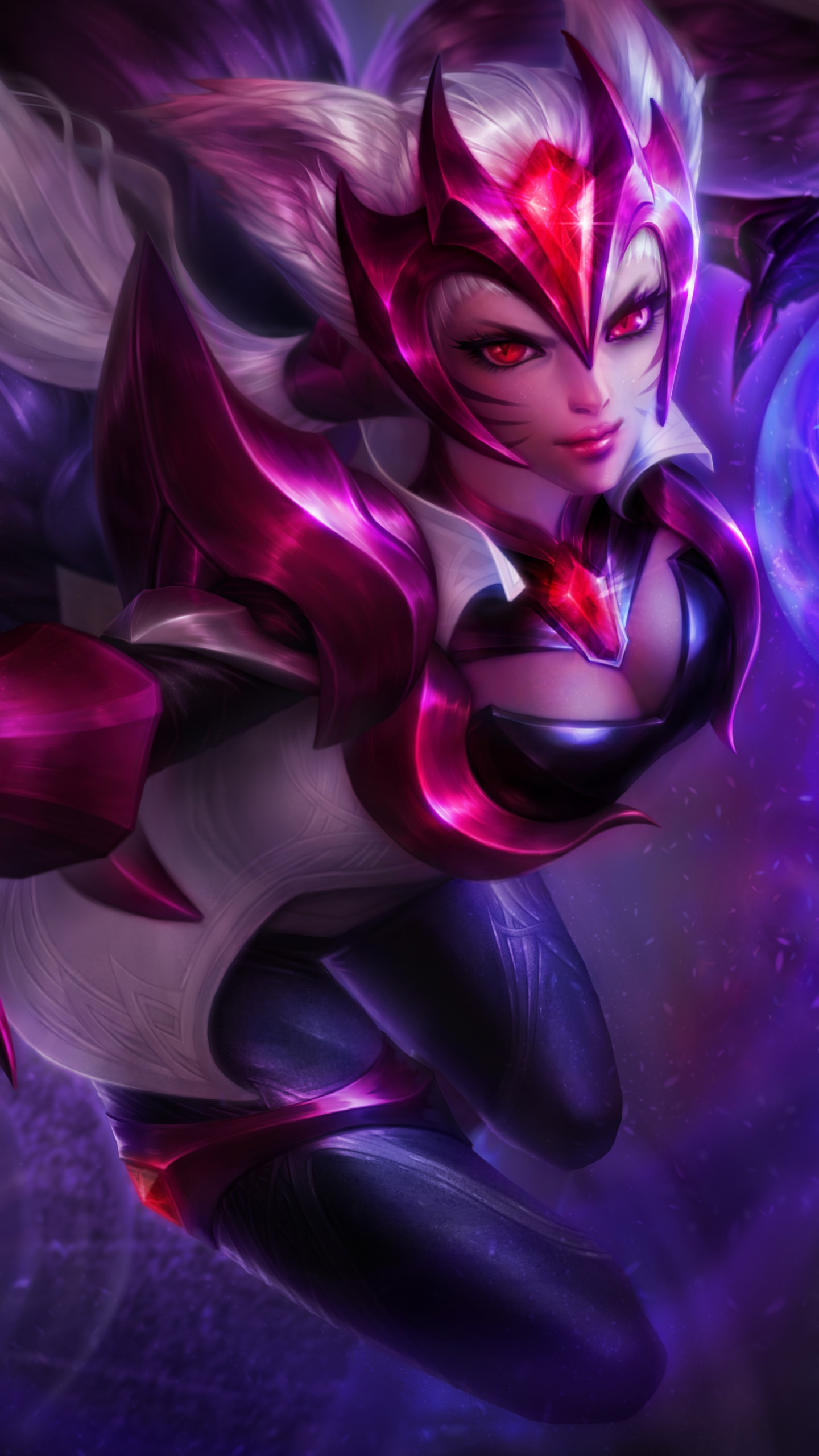 League Of Legends Challenger Ahri Splash Art - HD Wallpaper 