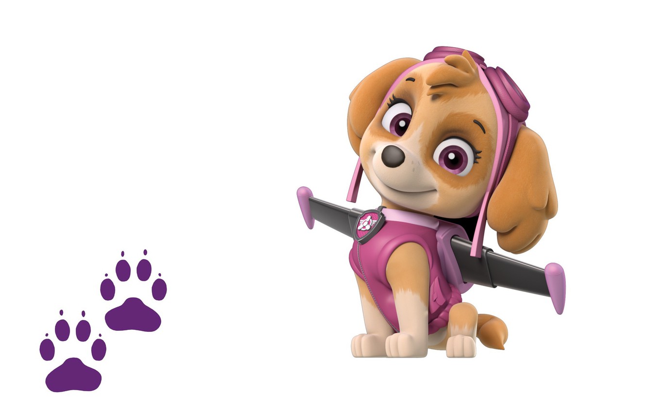 Photo Wallpaper Trail, Art, Puppy, Children S, Paw - Скачать Обои Щенячий Патруль - HD Wallpaper 