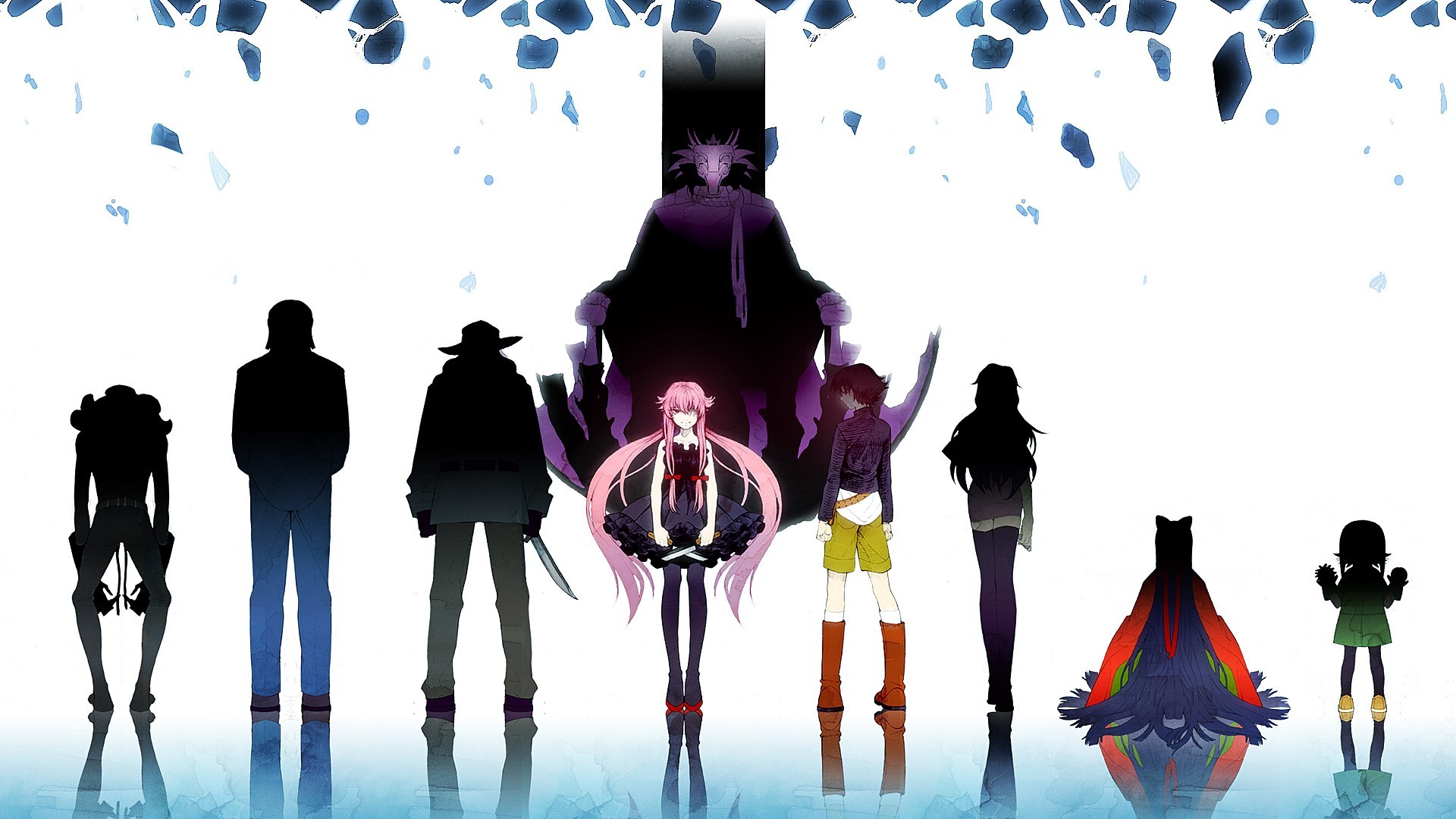 Wallpaper - Mirai Nikki Wallpaper Logo - HD Wallpaper 