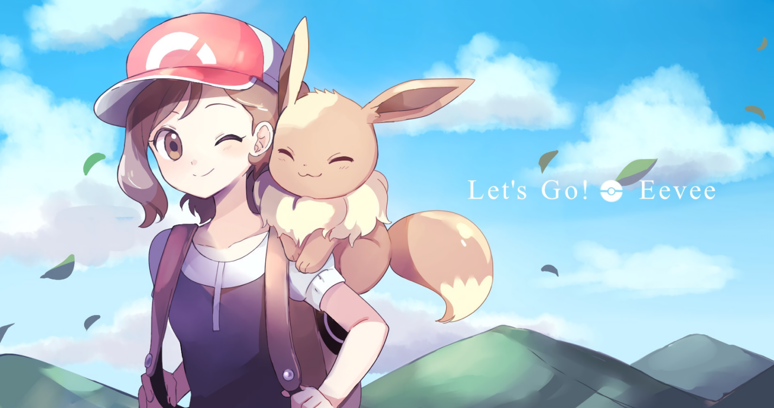 Pokemon Let's Go Eevee - HD Wallpaper 
