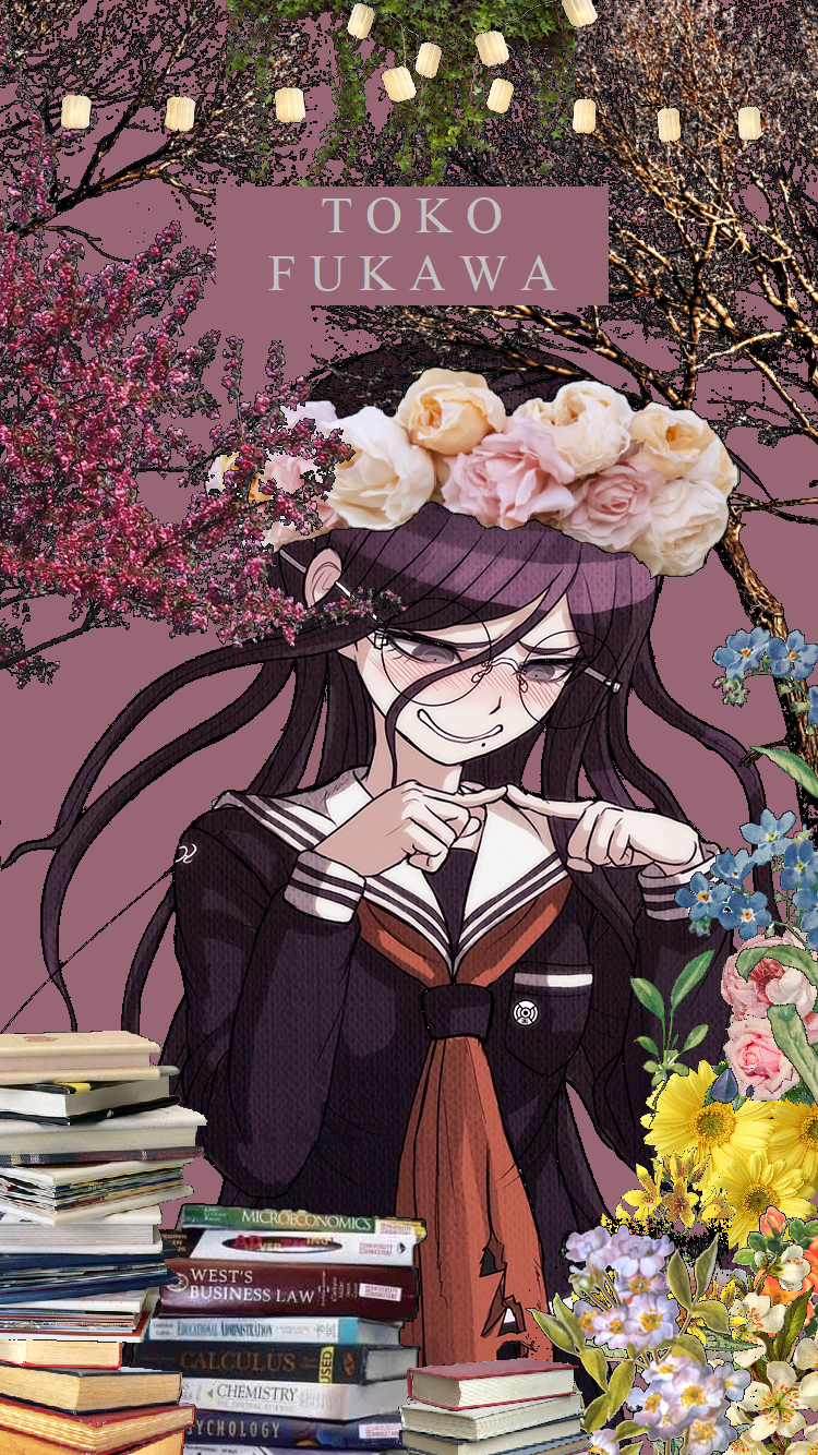 Toko Fukawa Wallpaper Iphone - HD Wallpaper 