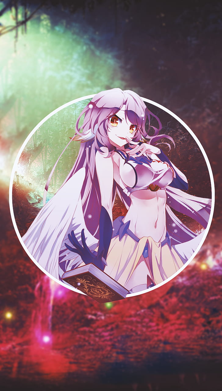 Anime Girls, Picture In Picture, No Game No Life, Jibril, - No Game No Life Jibril Render - HD Wallpaper 