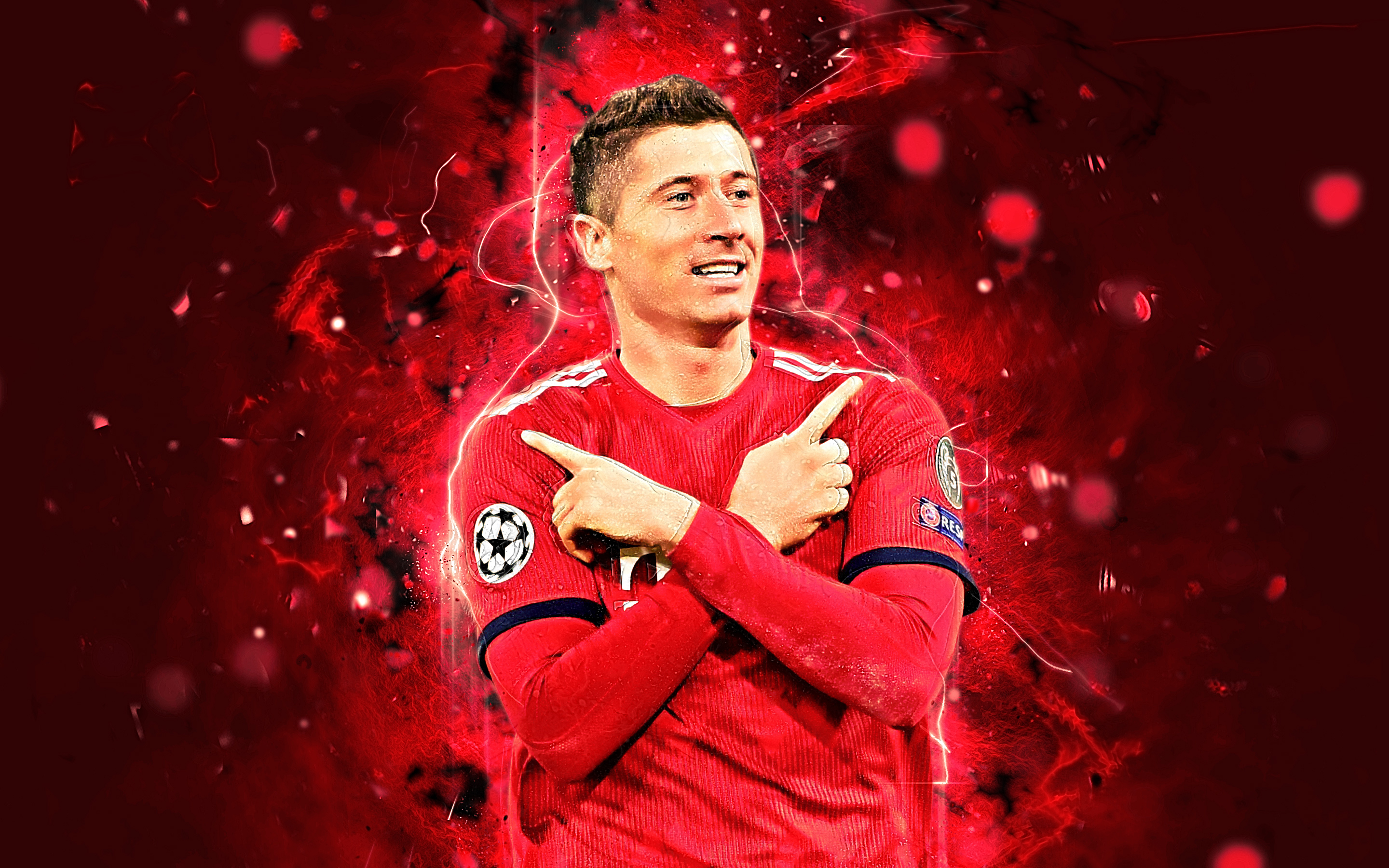 Robert Lewandowski 2019 Uefa Champions League - HD Wallpaper 