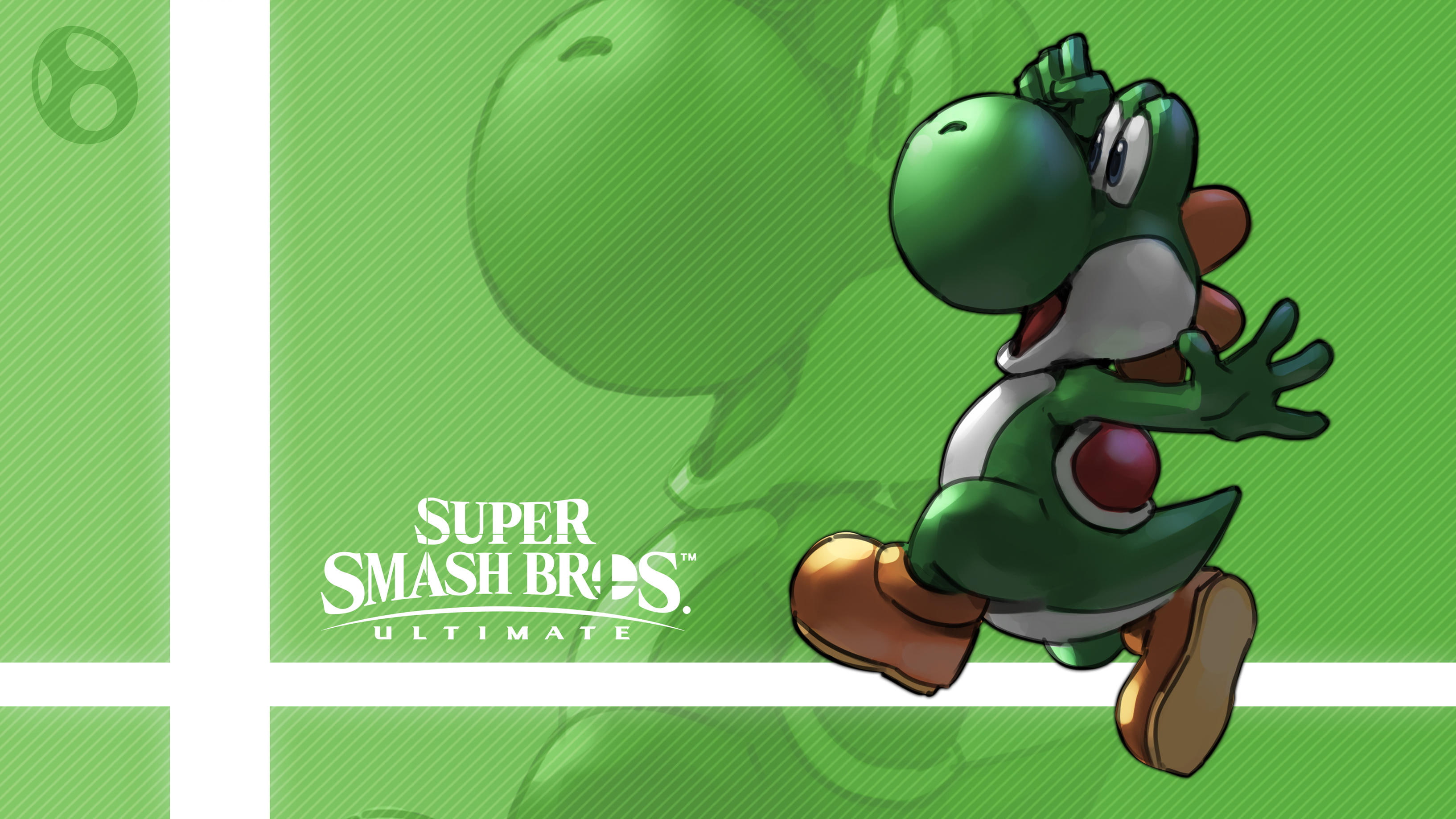 Super Smash Bros Ultimate Yoshi - HD Wallpaper 