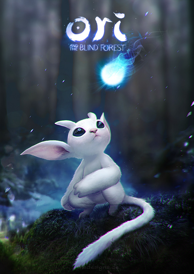 Ori And The Blind Forest Drawing - HD Wallpaper 