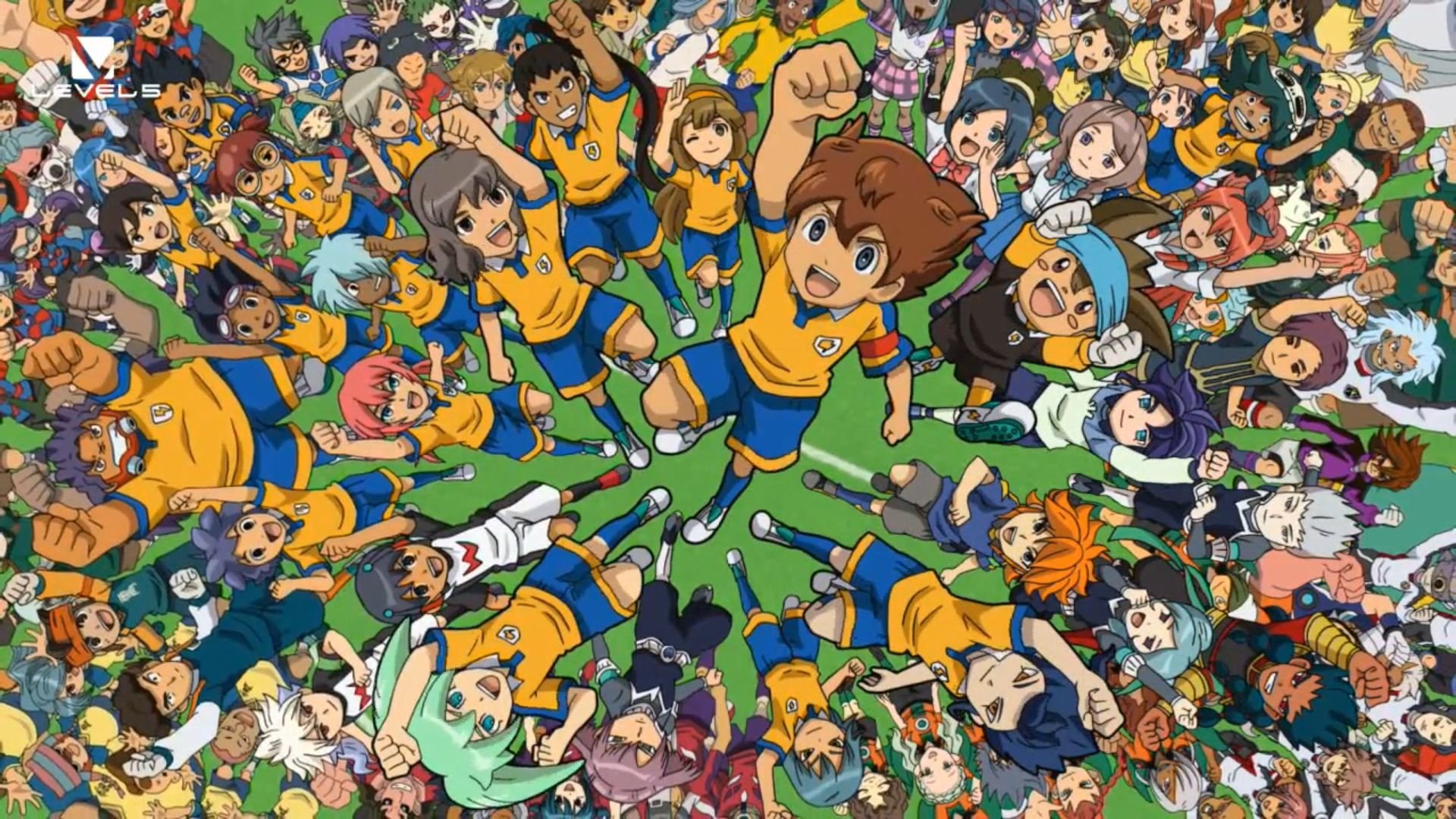 Inazuma Eleven Go All Characters - HD Wallpaper 