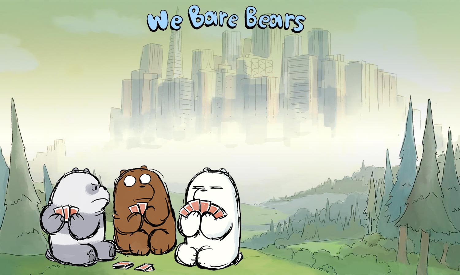 Background We Bare Bears - HD Wallpaper 