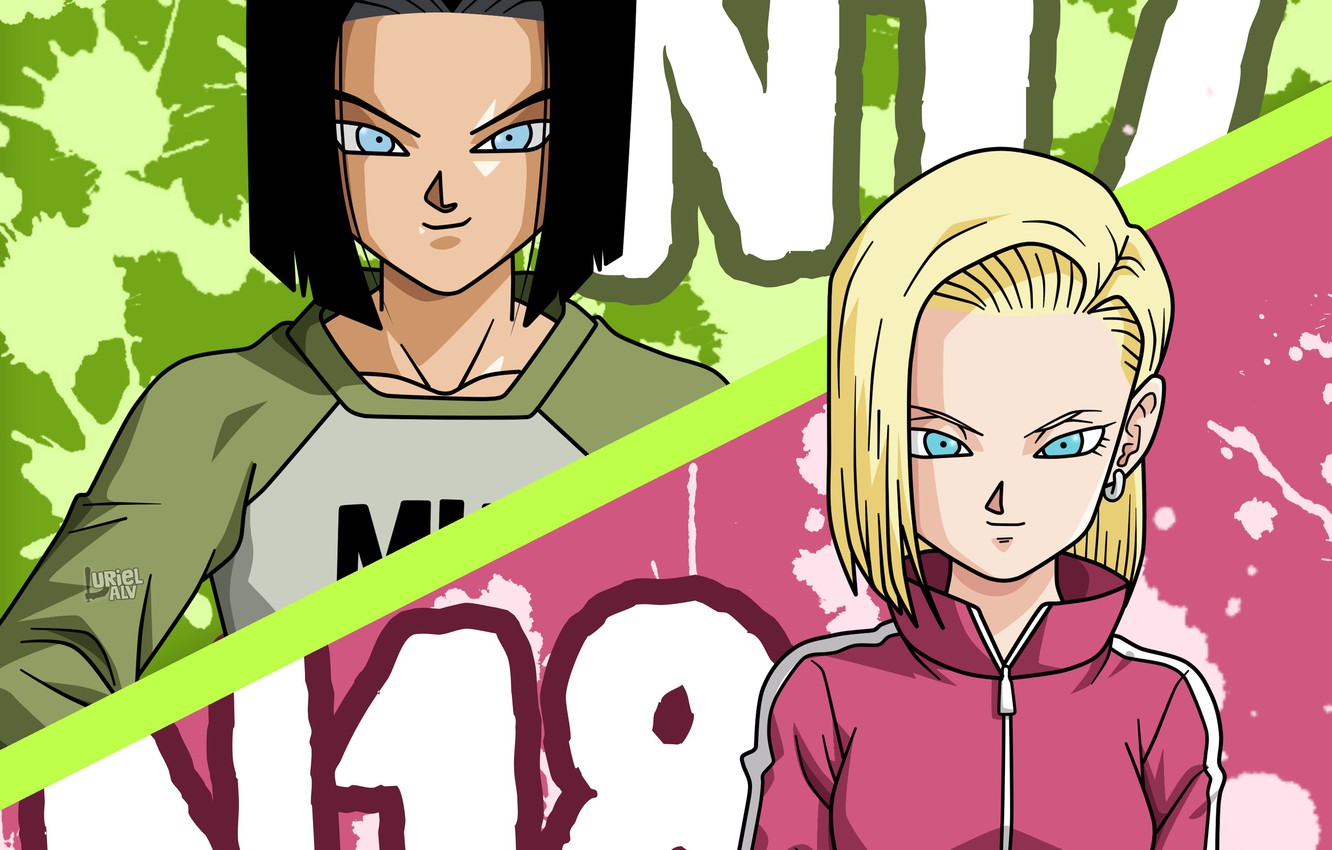 Photo Wallpaper Game, Android, Alien, Anime, Martial - Dragon Ball Super Android 17 And 18 - HD Wallpaper 