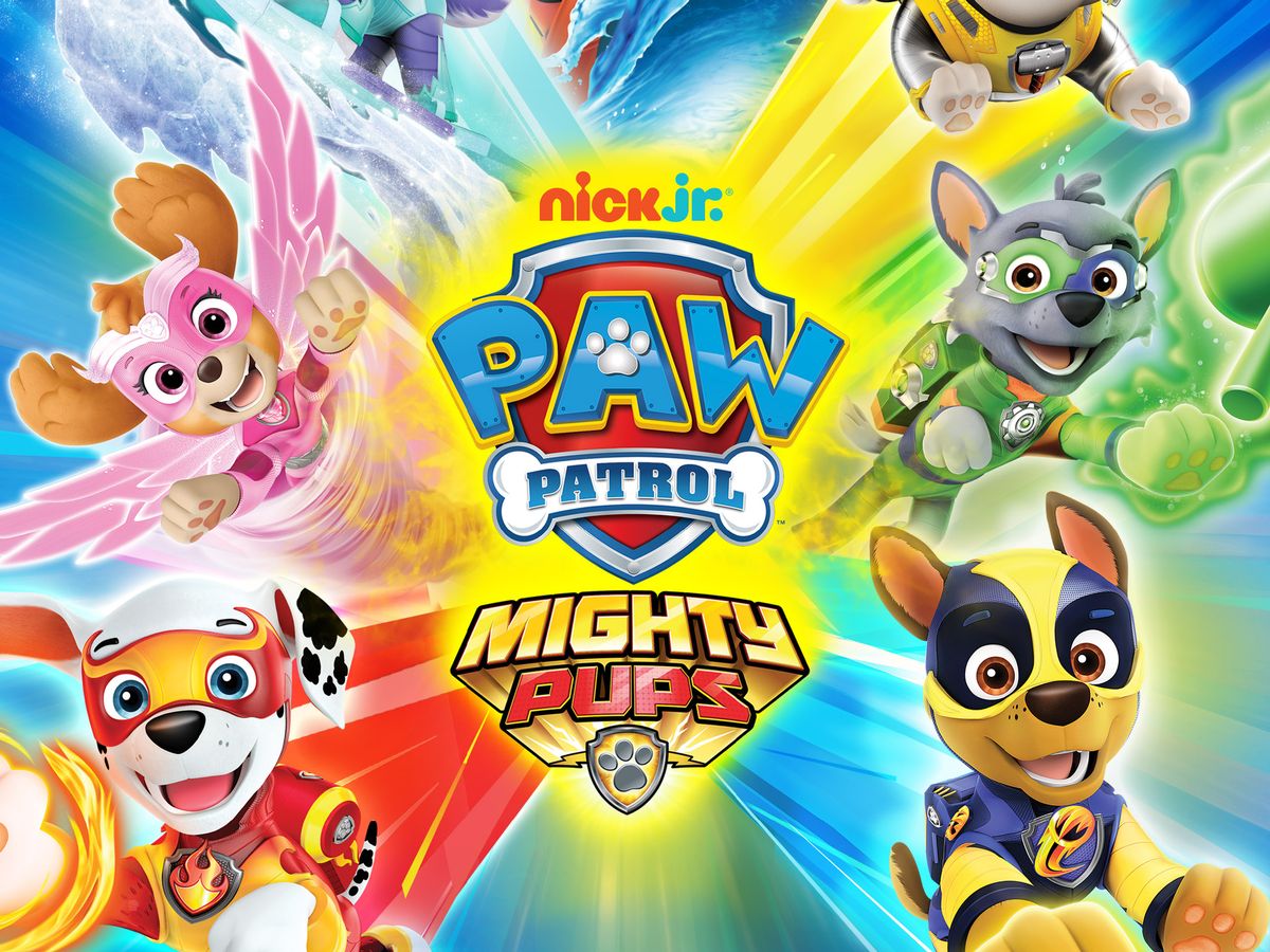 Paw Patrol Mighty Pups - HD Wallpaper 