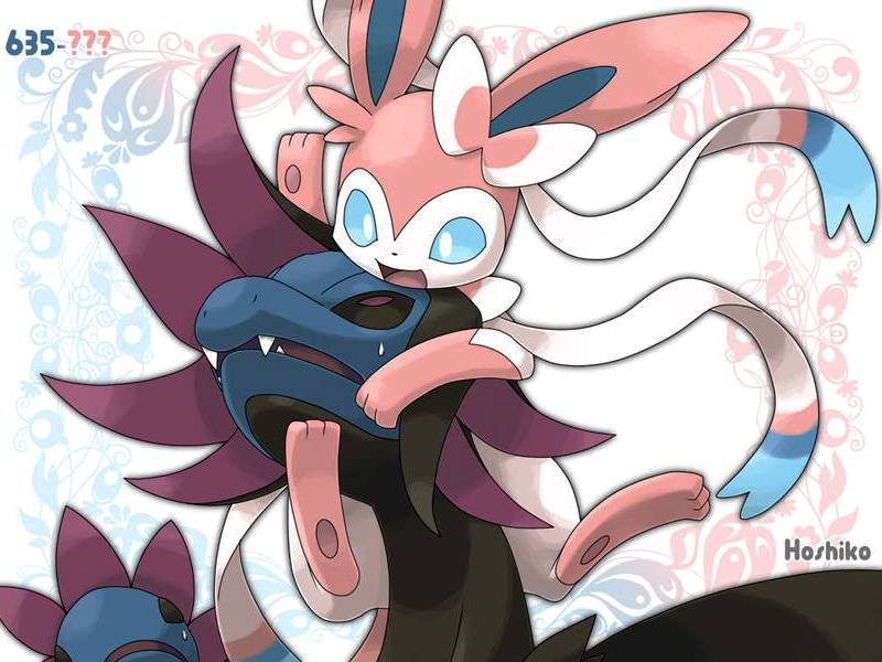 Hydreigon Vs Sylveon - Fairy Type Vs Dragon - HD Wallpaper 