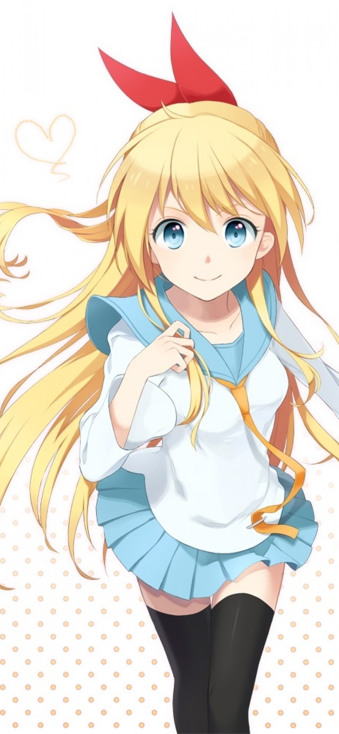 Nisekoi, Kirisaki Chitoge, Blonde, Smiling, Tsundere - Blonde Anime Blue Eyes Girls - HD Wallpaper 