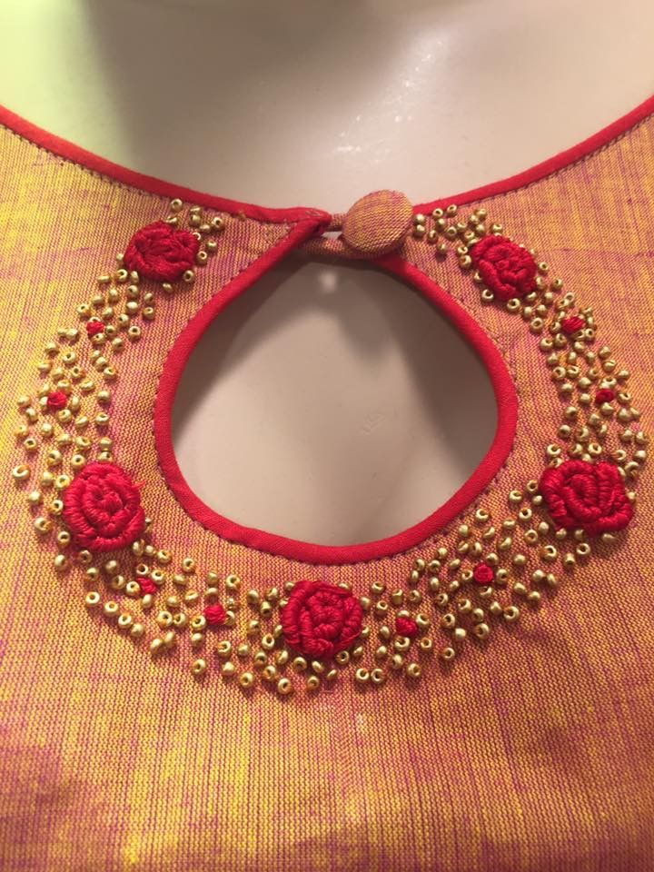 Patch Work Blouse Designs - HD Wallpaper 