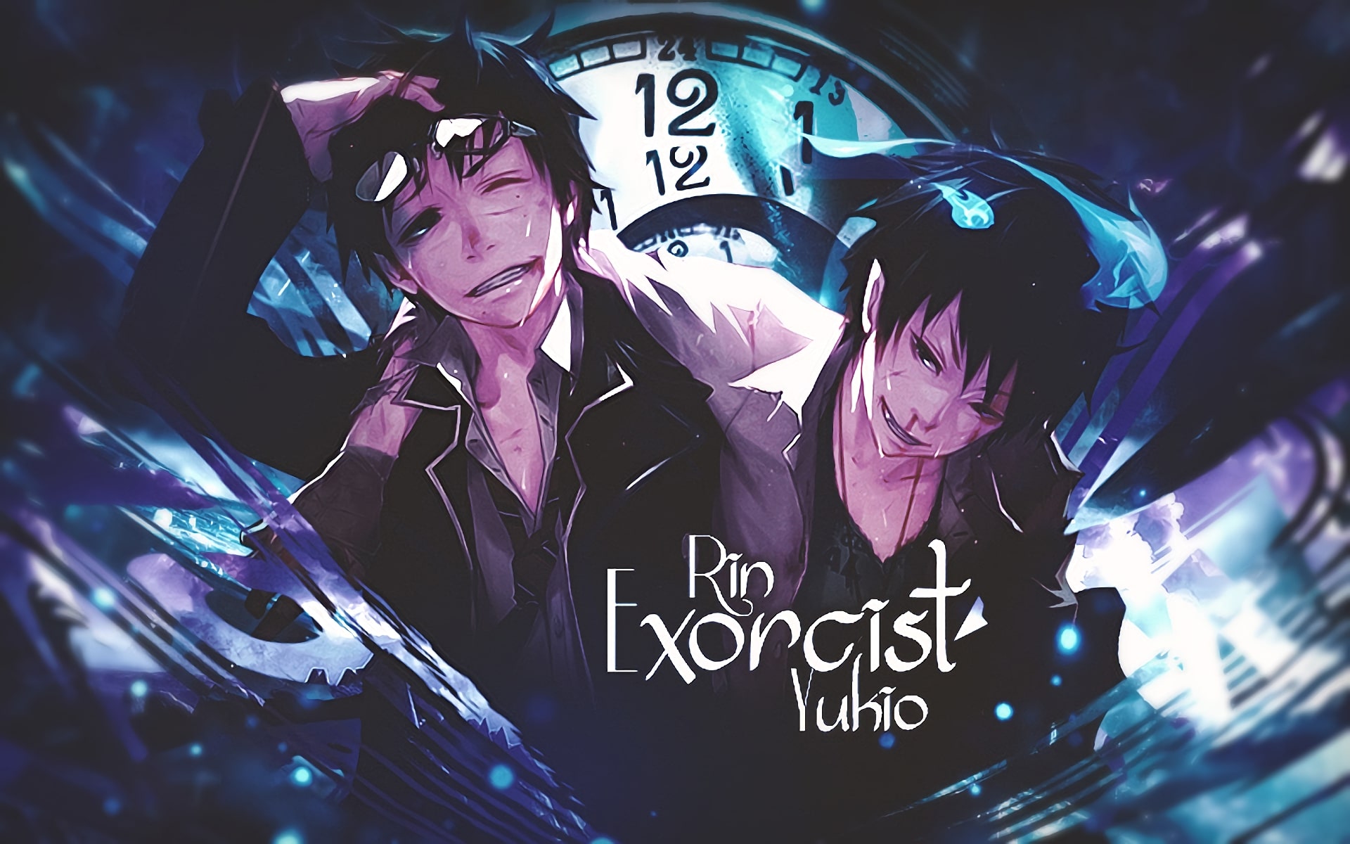Wallpaper Of Blue Exorcist, Rin Okumura, Yukio Okumura - Blue Exorcist Rin - HD Wallpaper 