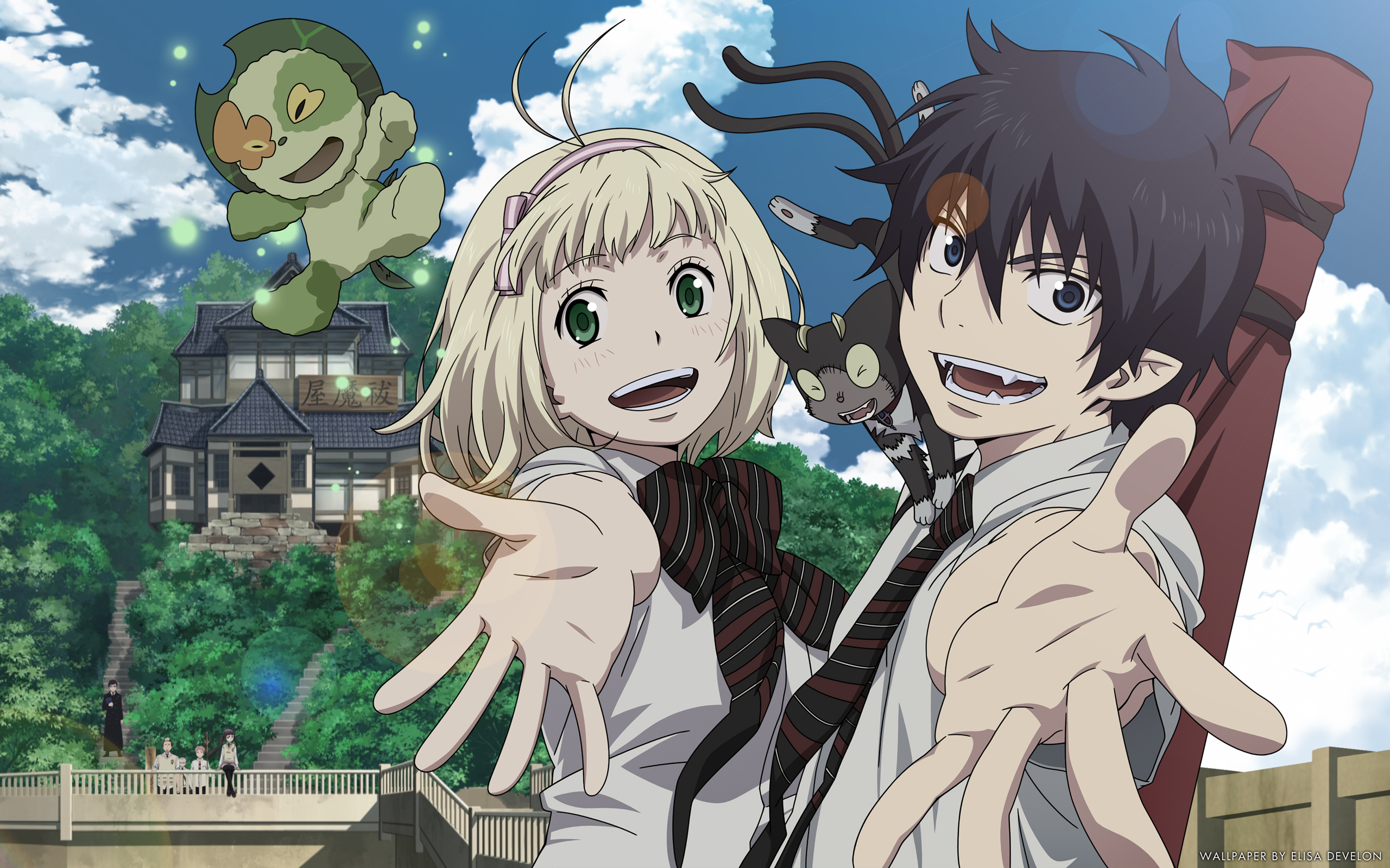 Blue Exorcist Shiemi Moriyama - HD Wallpaper 