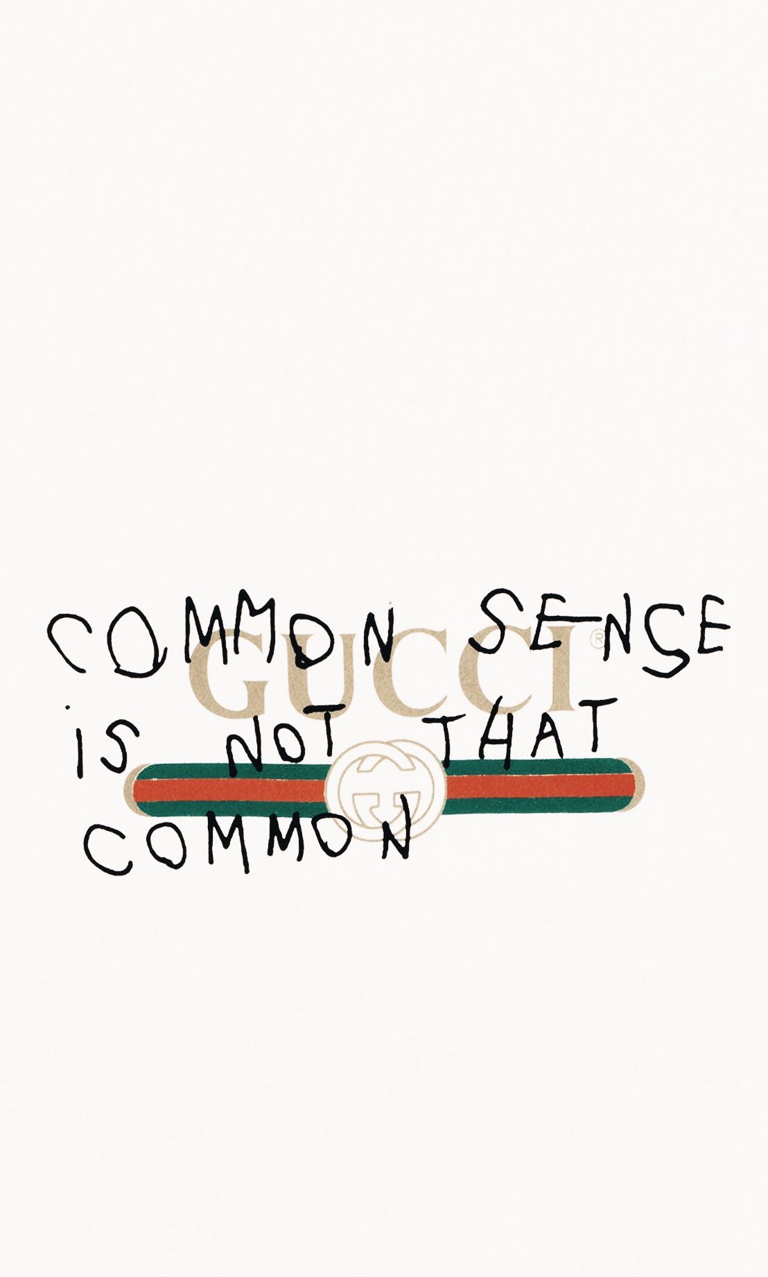 Tommy Hilfiger Wallpaper Wallpaper O - Gucci Common Sense Is Not That Common Logo - HD Wallpaper 
