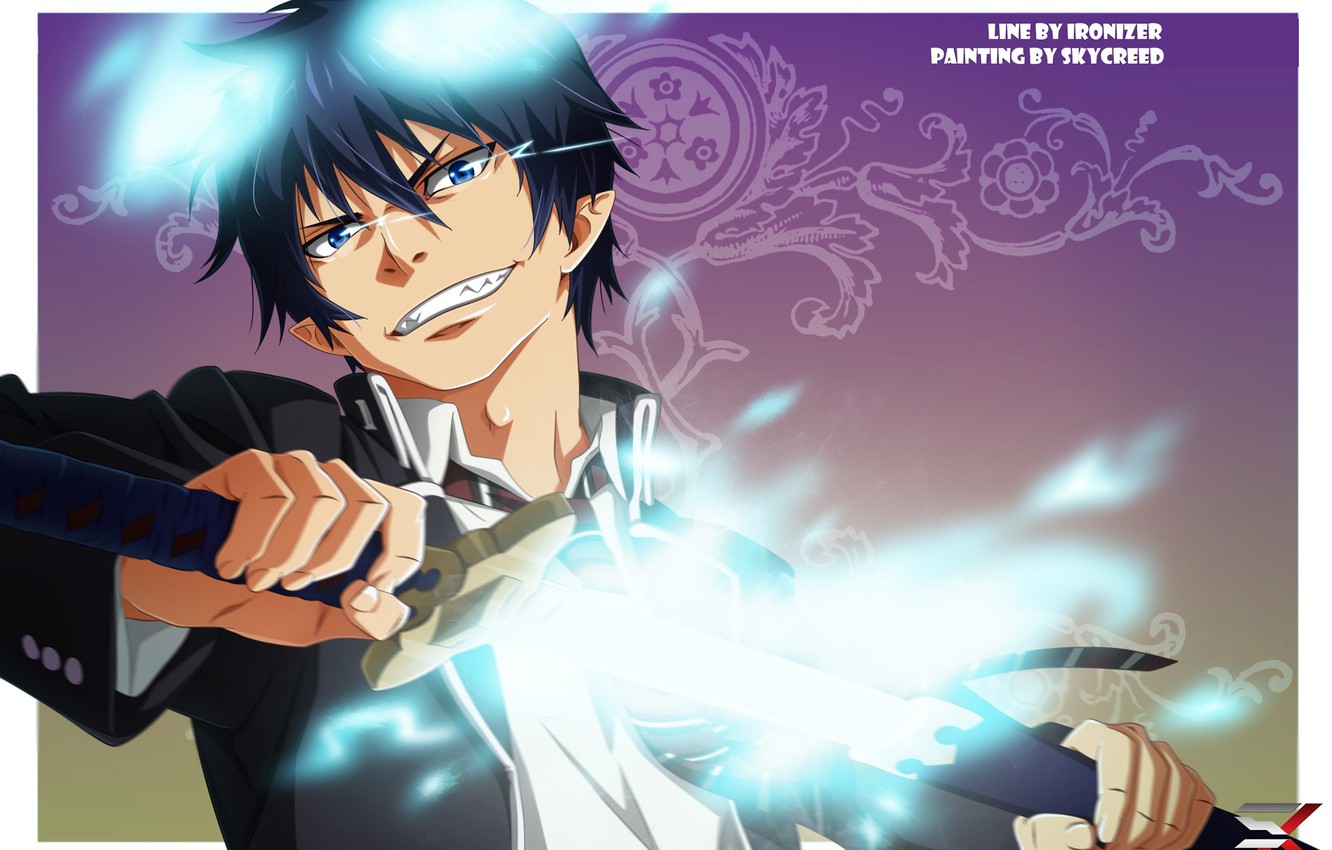 Photo Wallpaper Smile, Ao No Exorcist, Rin, Blue Exorcist - Blue Exorcist - HD Wallpaper 