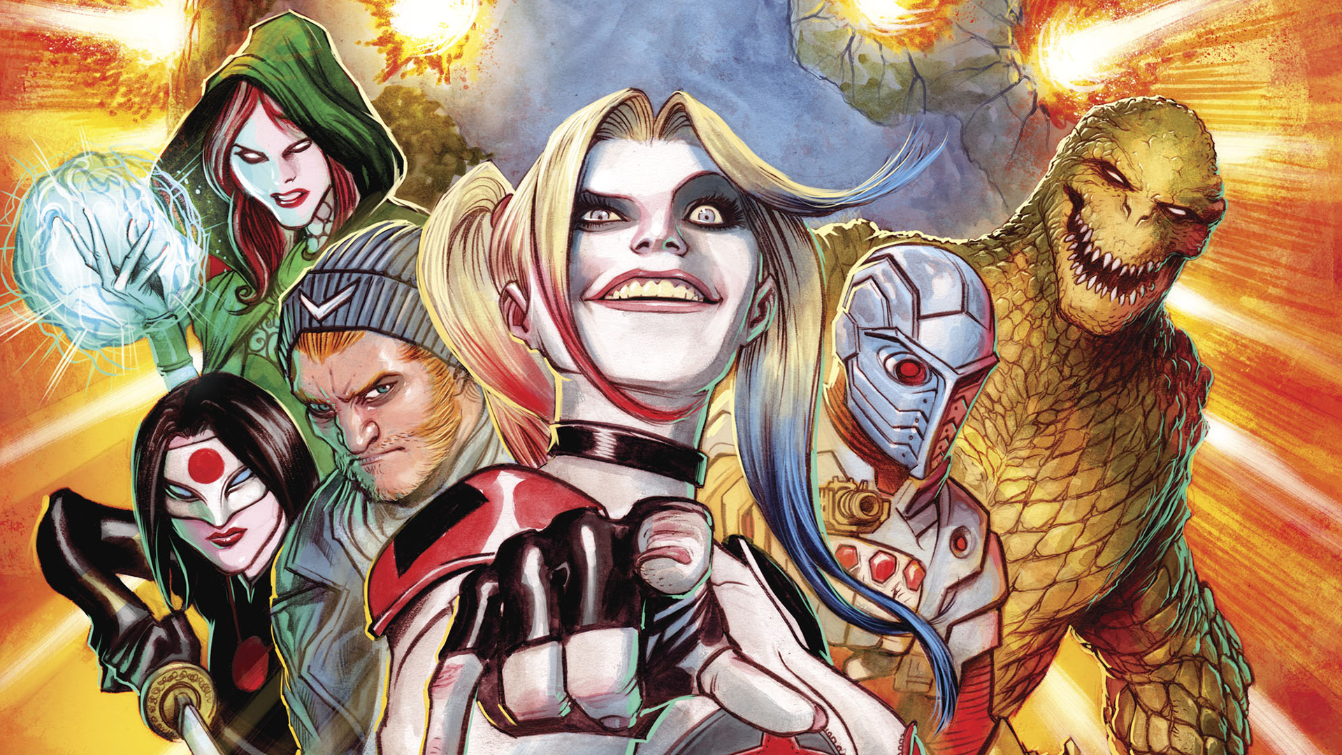 Suicide Squad Comic Art - HD Wallpaper 