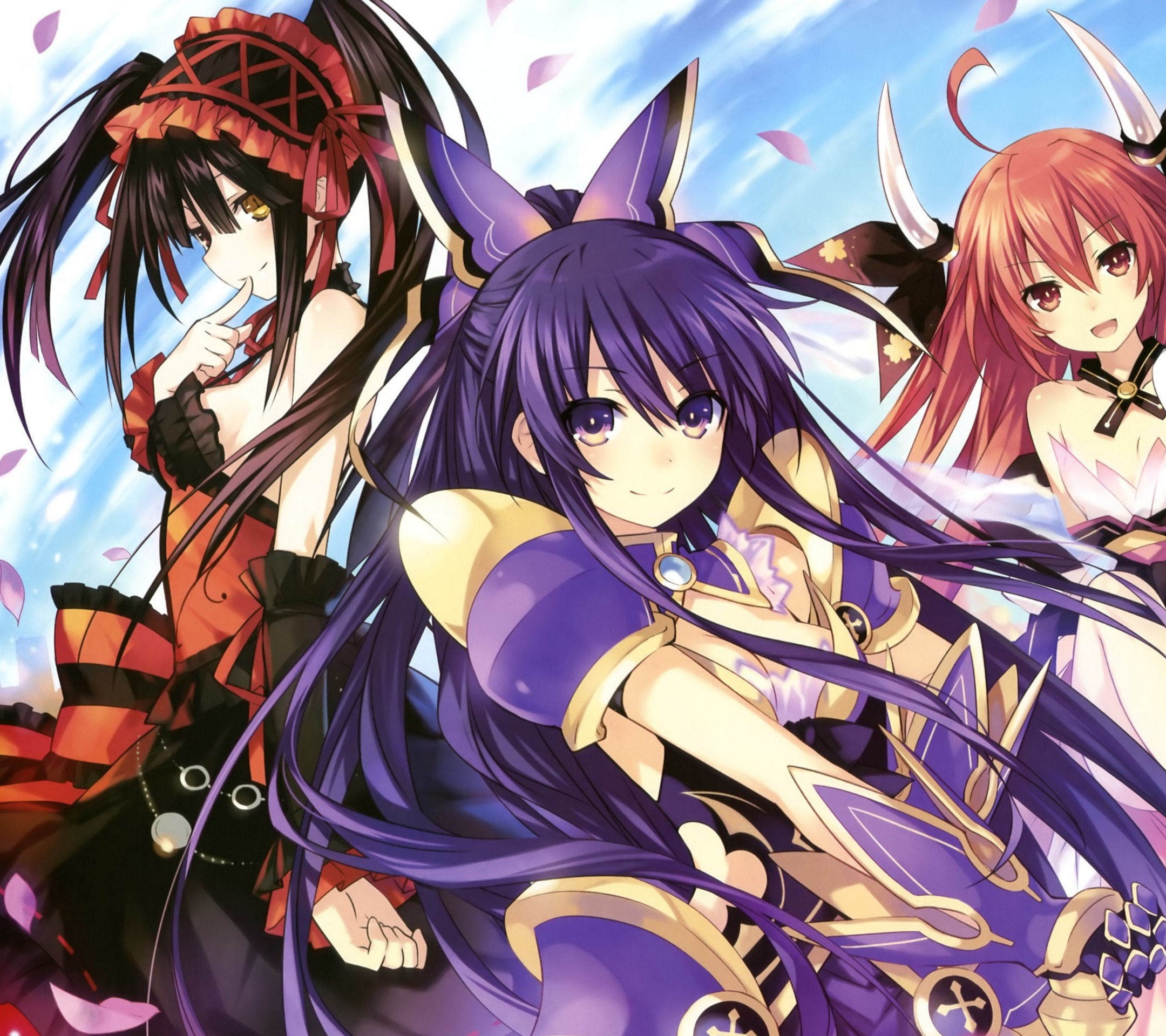 Tohka Yatogami And Kurumi Tokisaki - HD Wallpaper 