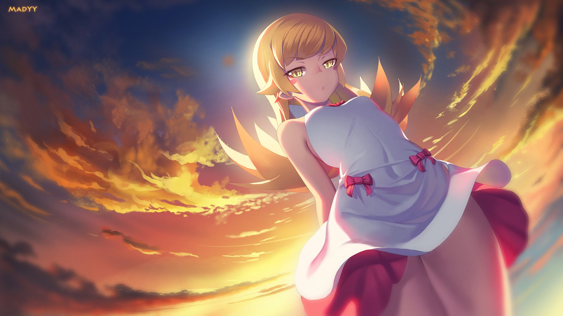 Oshino Shinobu Wallpaper Hd - HD Wallpaper 