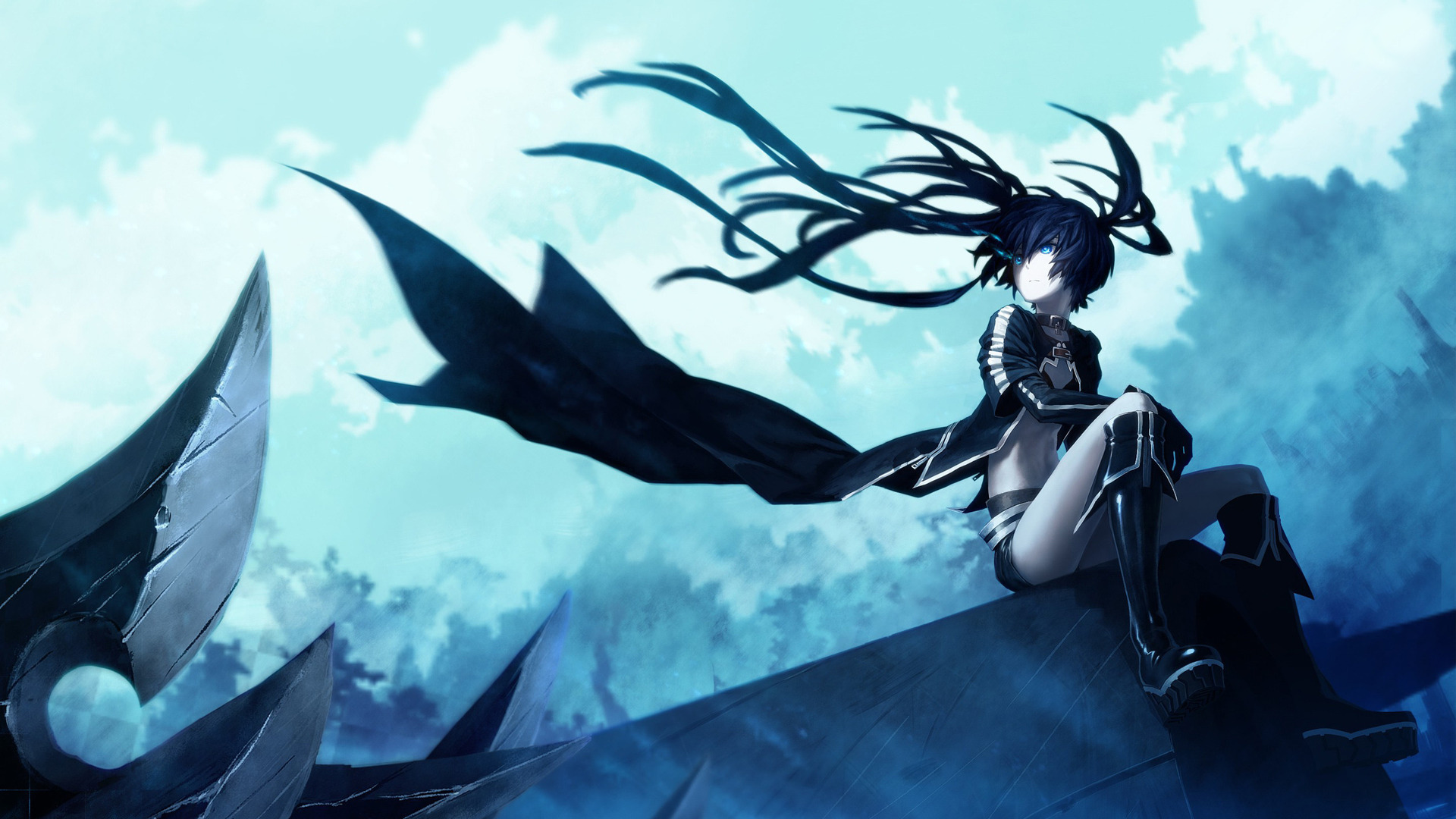 Black Rock Shooter - HD Wallpaper 