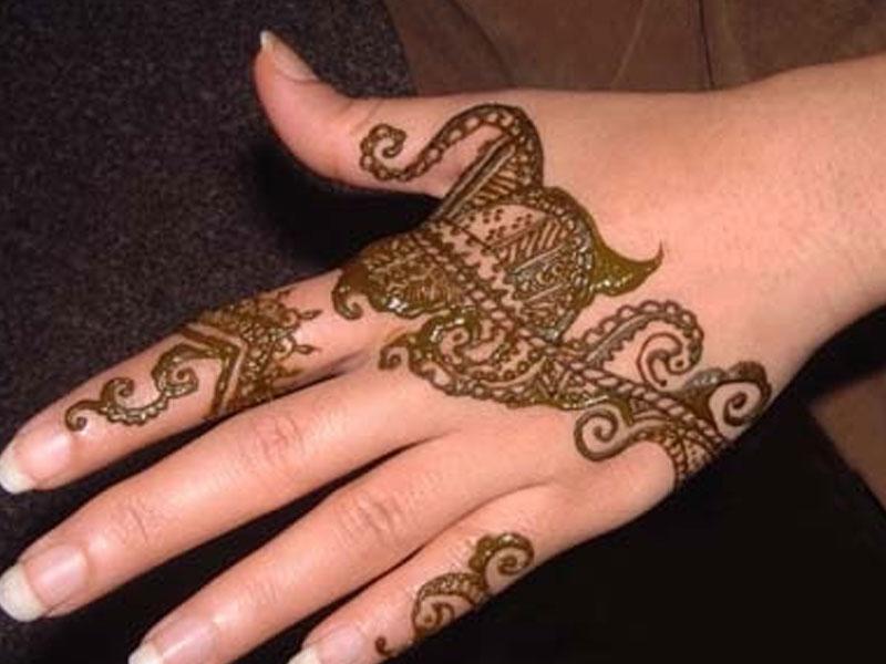 Mehndi Design Wallpapers - Temporary Tattoo - HD Wallpaper 