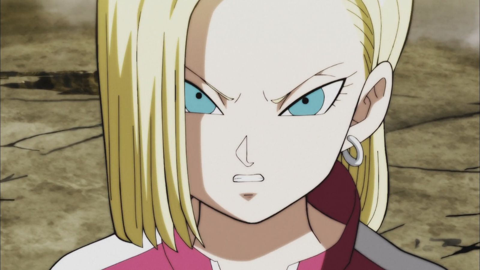 Android18 Highres Face - Android 18 Facial Expressions - HD Wallpaper 