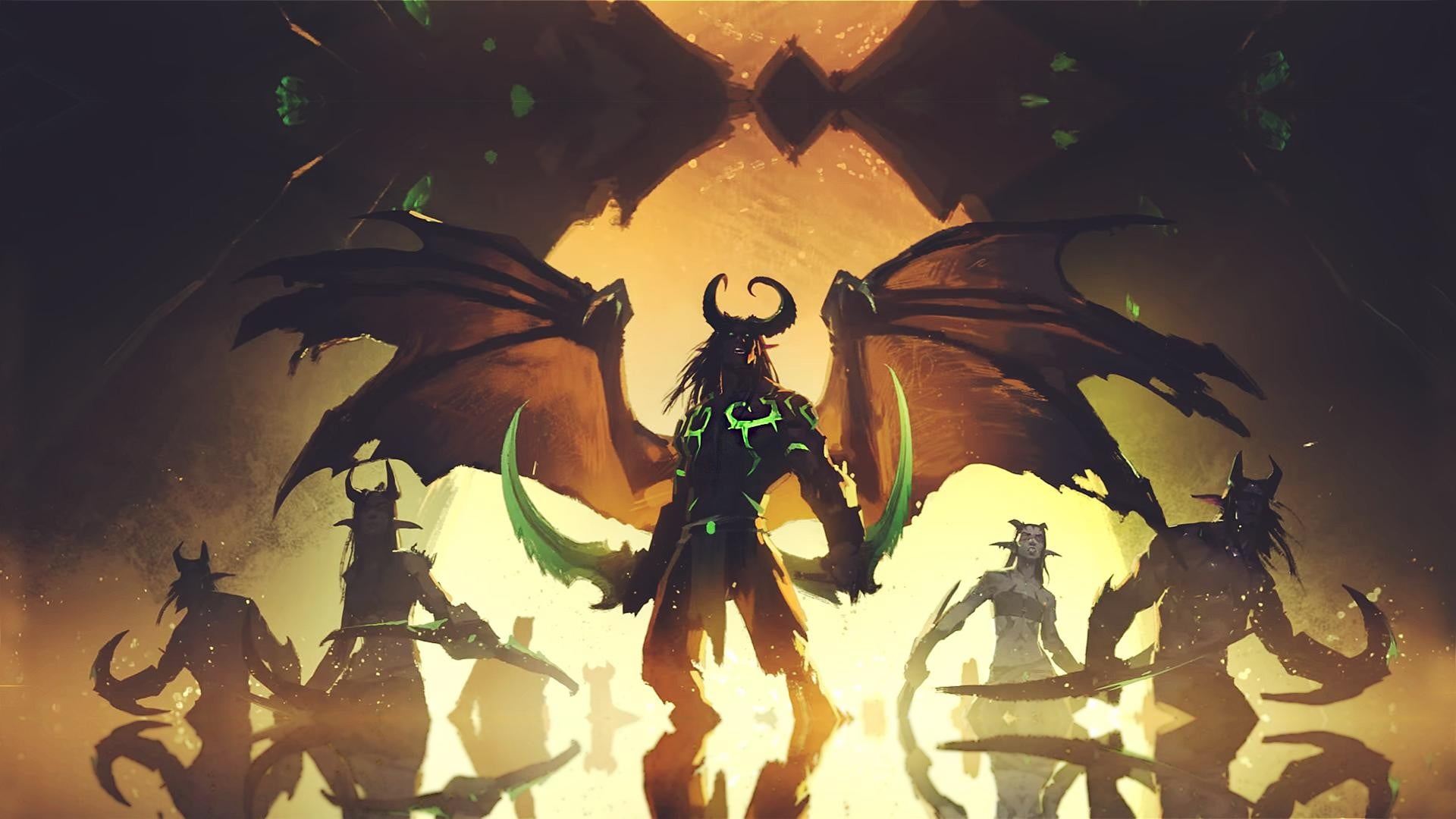 Demon Hunter Wow Wallpaper Hd - HD Wallpaper 