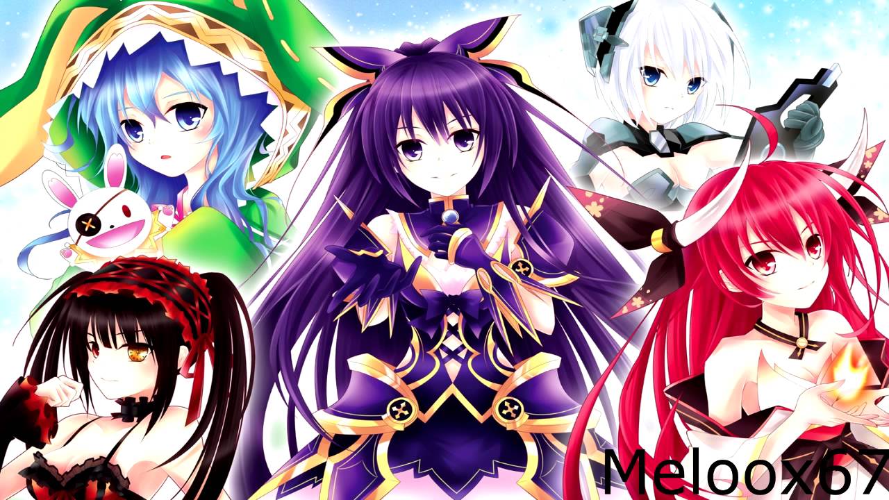 Date A Live Tohka Yatogami, Origami Tobiichi, Kurumi - Mana From Date A Live - HD Wallpaper 